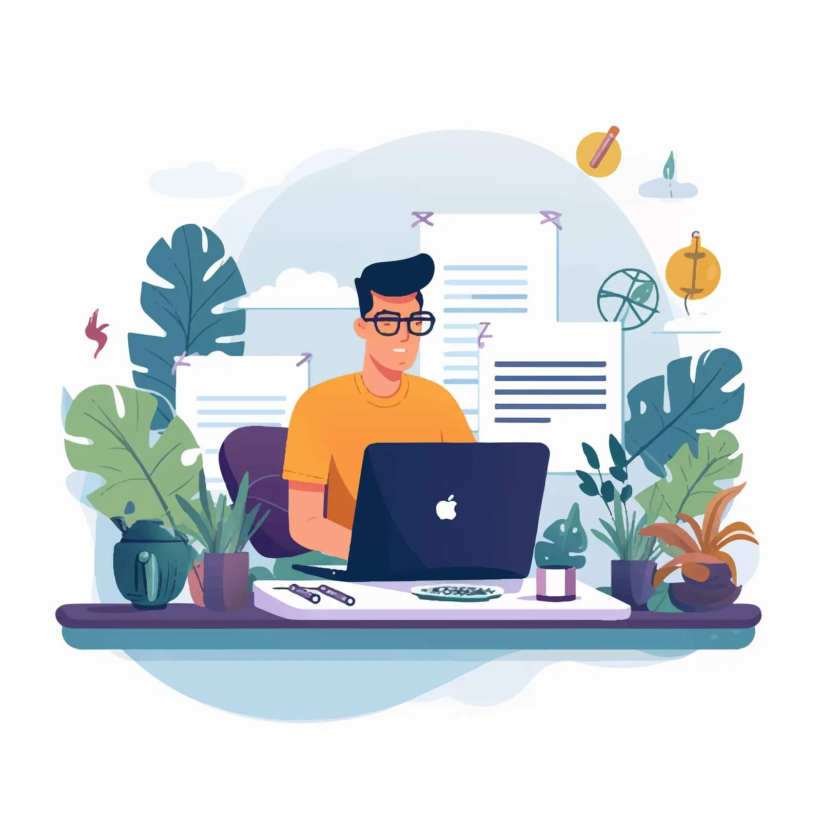 Content Manager Creating New Blog Post — free download from Dotvec