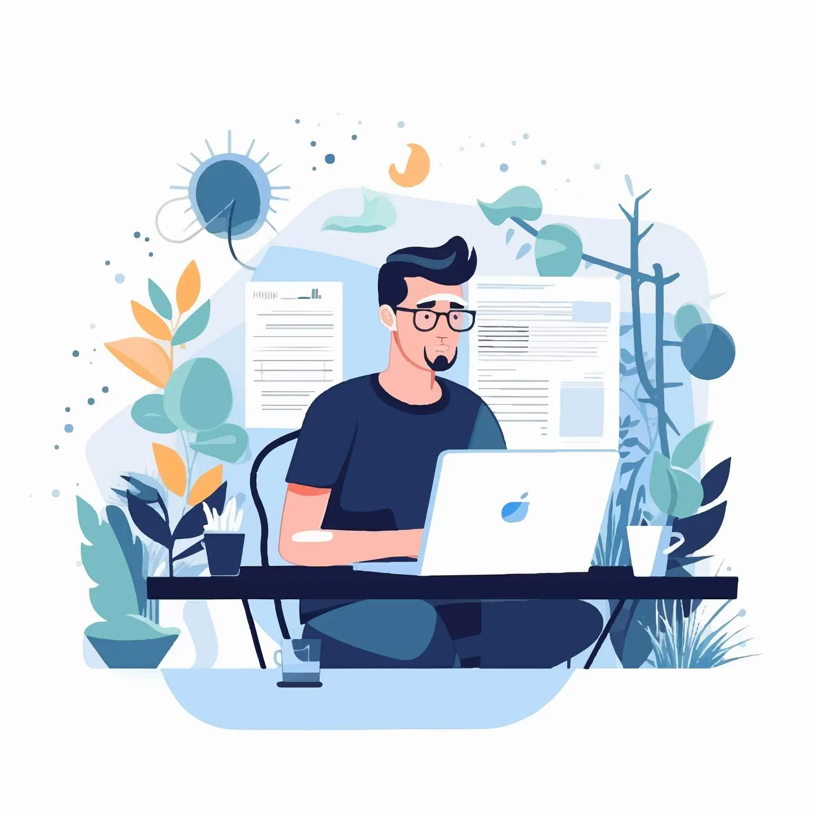 Content Manager Creating New Blog Post — free download from Dotvec