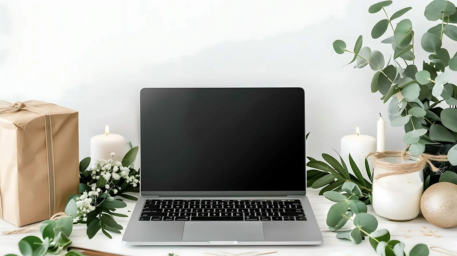 Freelance Blogger Home Office Desk Workspace – free home office decor image from Dotvec