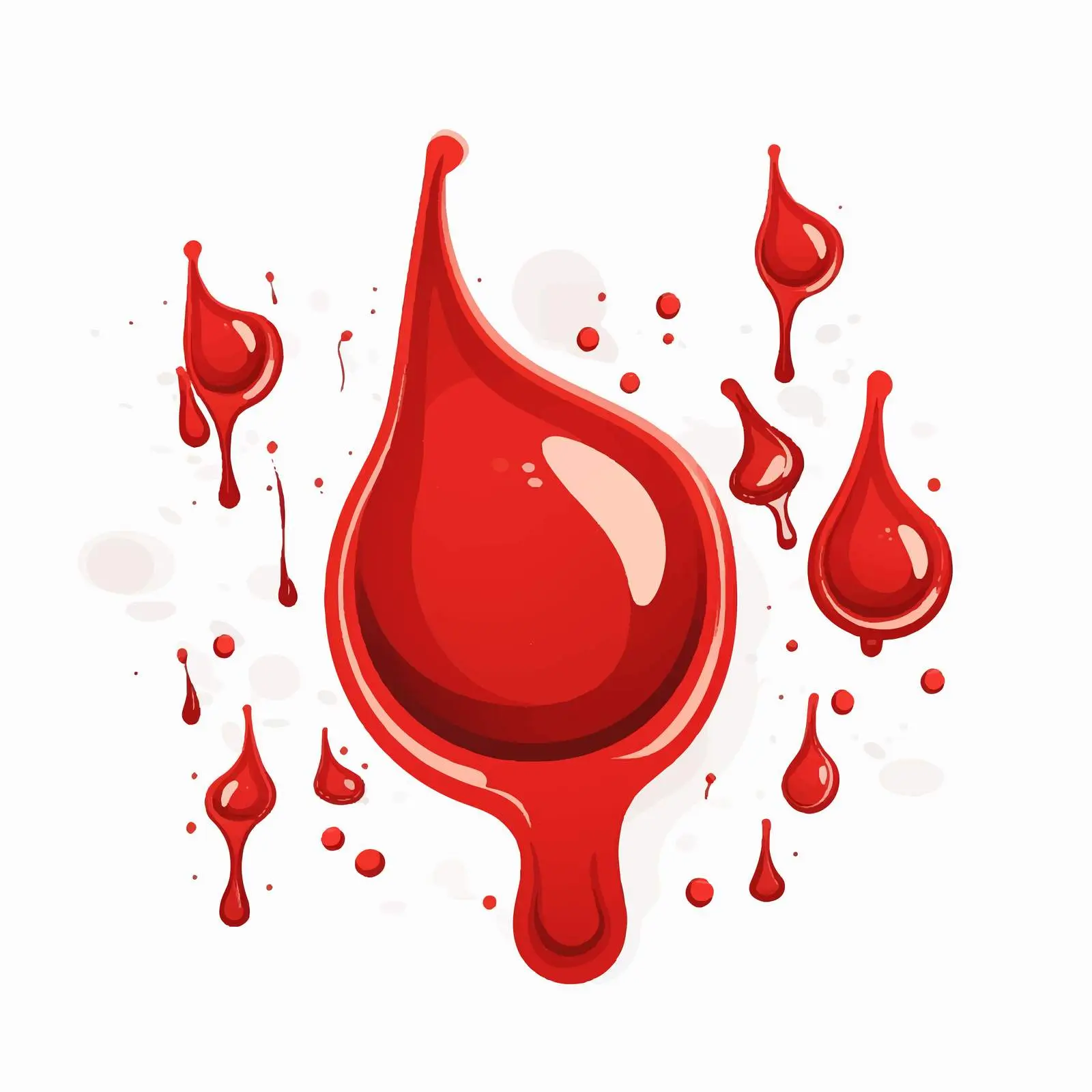 Blood Design on White Background Vector Illustration – free blood image from Dotvec