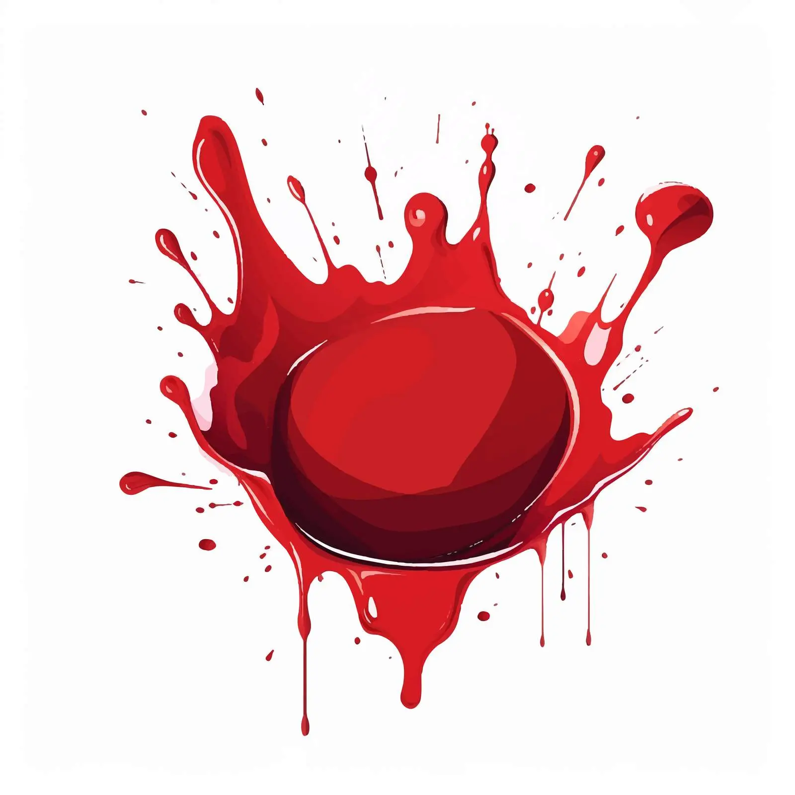 Blood Design Vector Illustration on White Background – free blood image from Dotvec