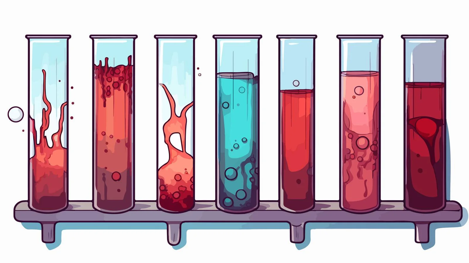 Medical Cartoon Blood Sample Vector Illustration — free download from Dotvec