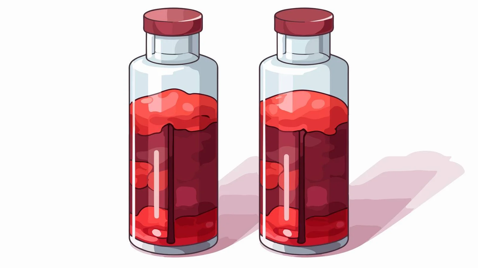 Medical Cartoon Blood Sample Illustration — free download from Dotvec