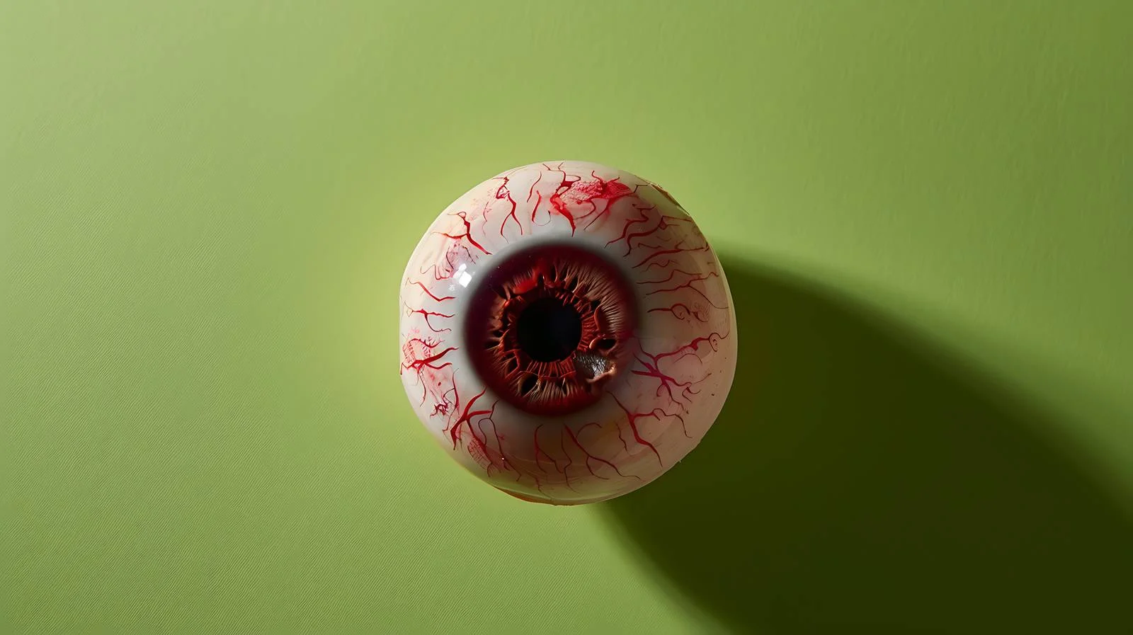 Vivid Green Eyeball Minimalist Artwork — free download from Dotvec