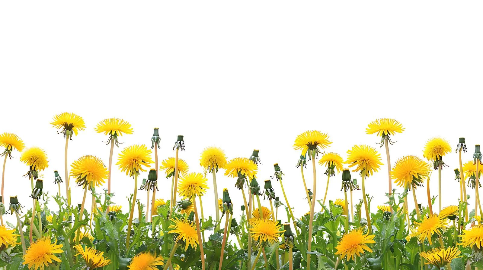 Vibrant Dandelions in Spring Sunshine — free download from Dotvec