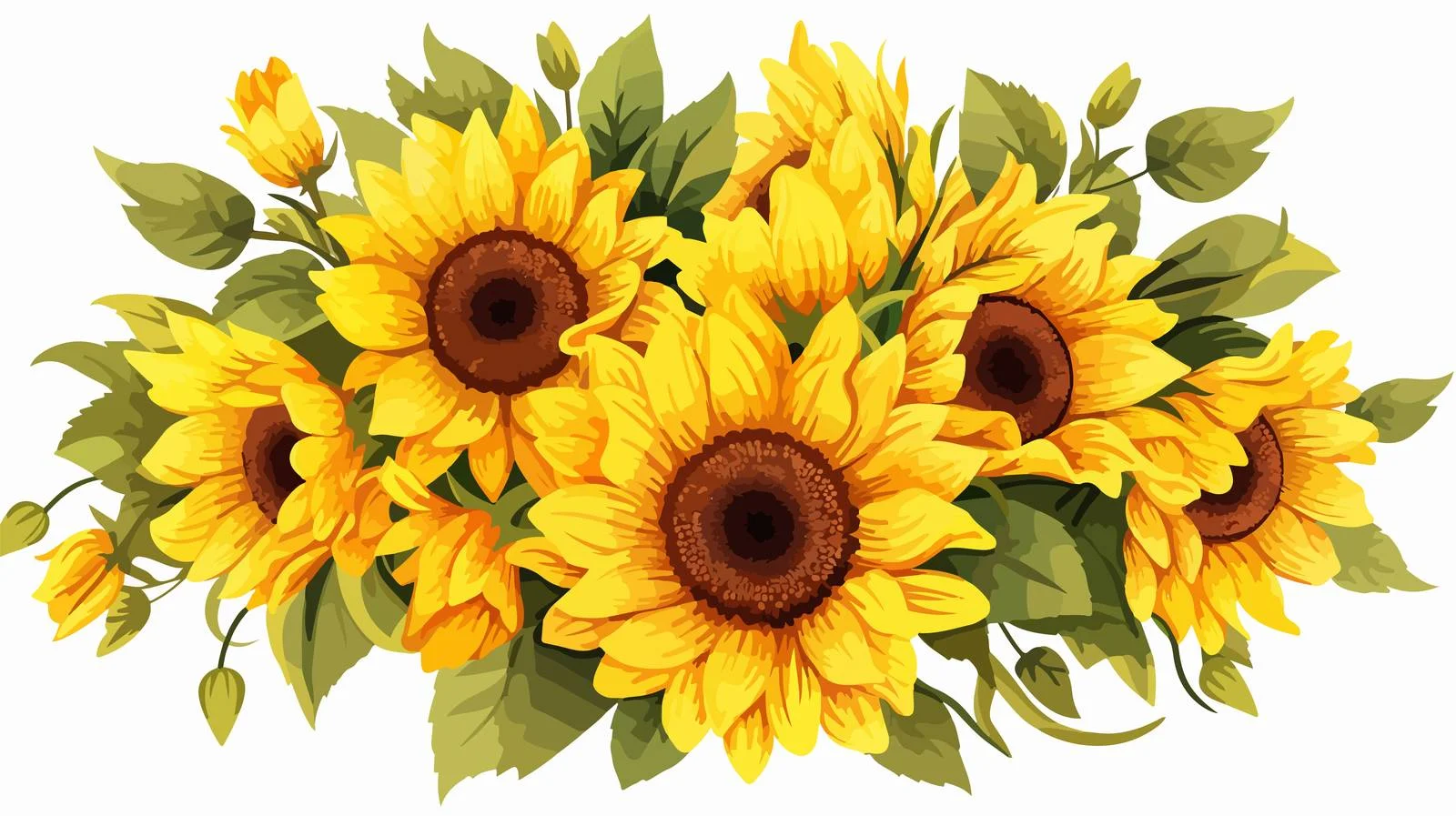 Vibrant Sunflower Seeds Harvest — free download from Dotvec