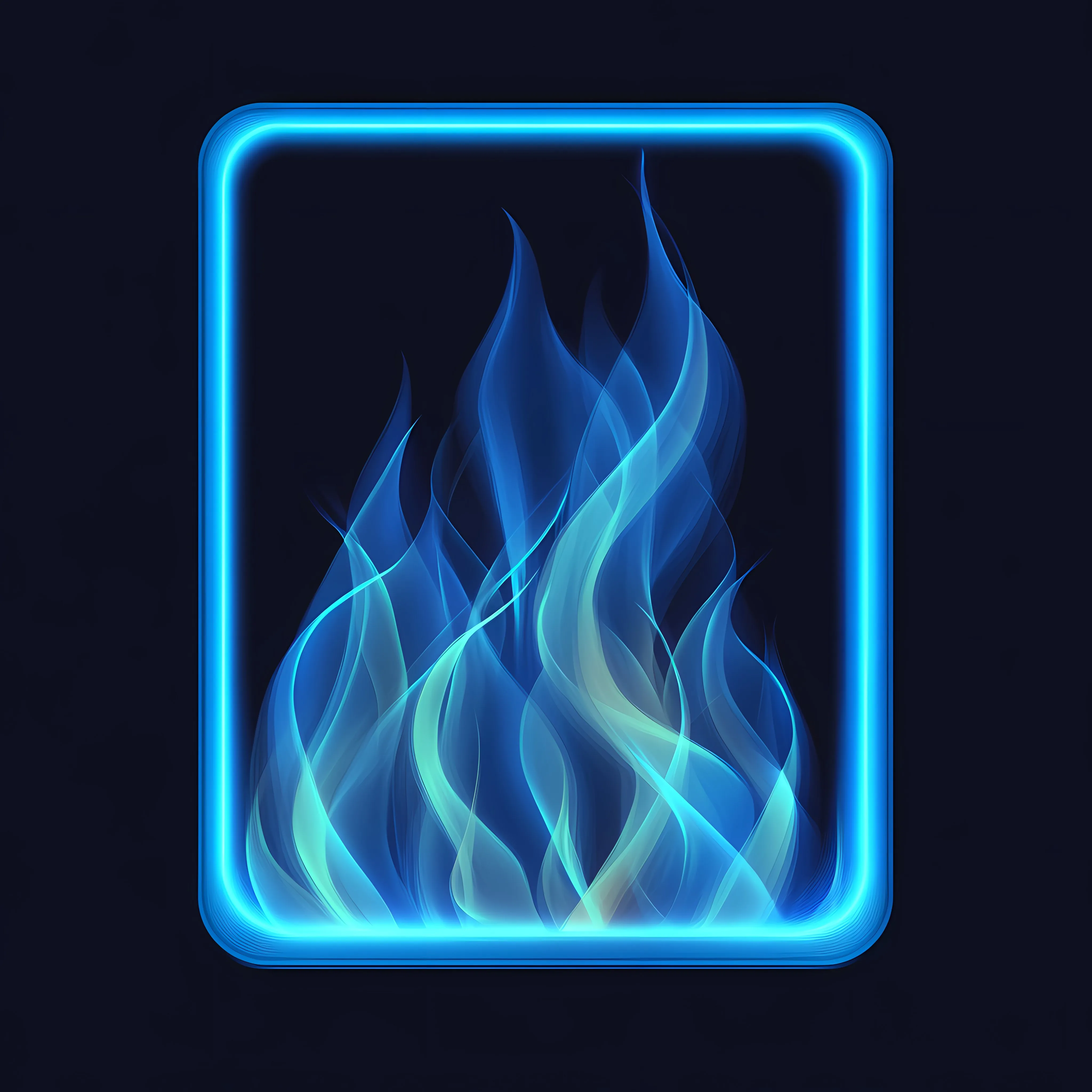 Flat Blue Fire Flame Vector Icon Illustration — free download from Dotvec