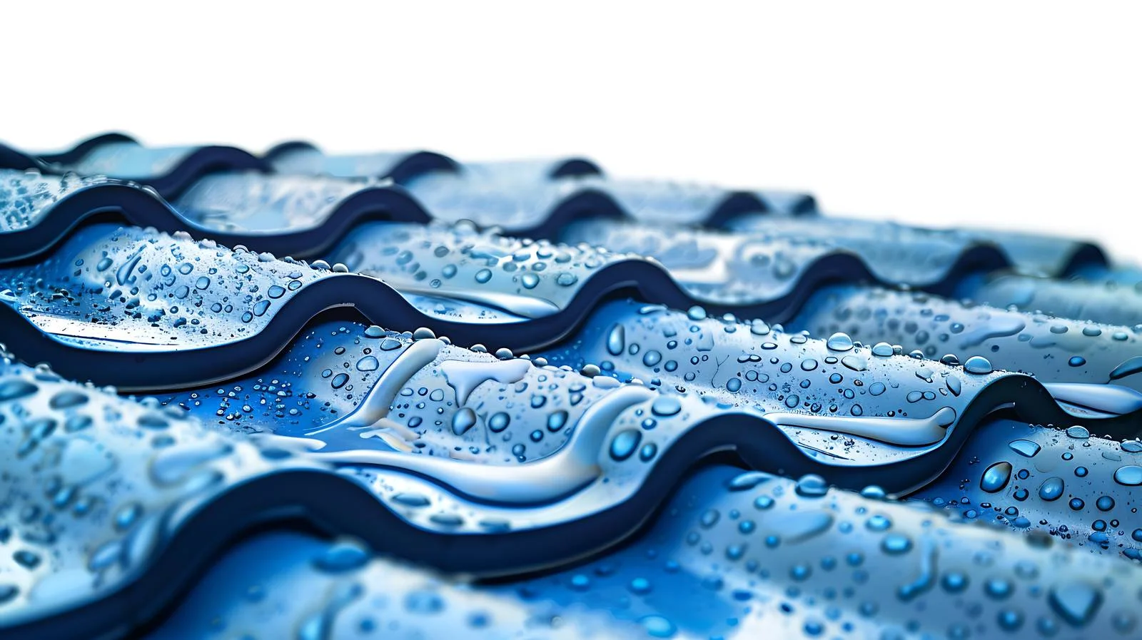Metallic Roof Tiles Water Background — free download from Dotvec