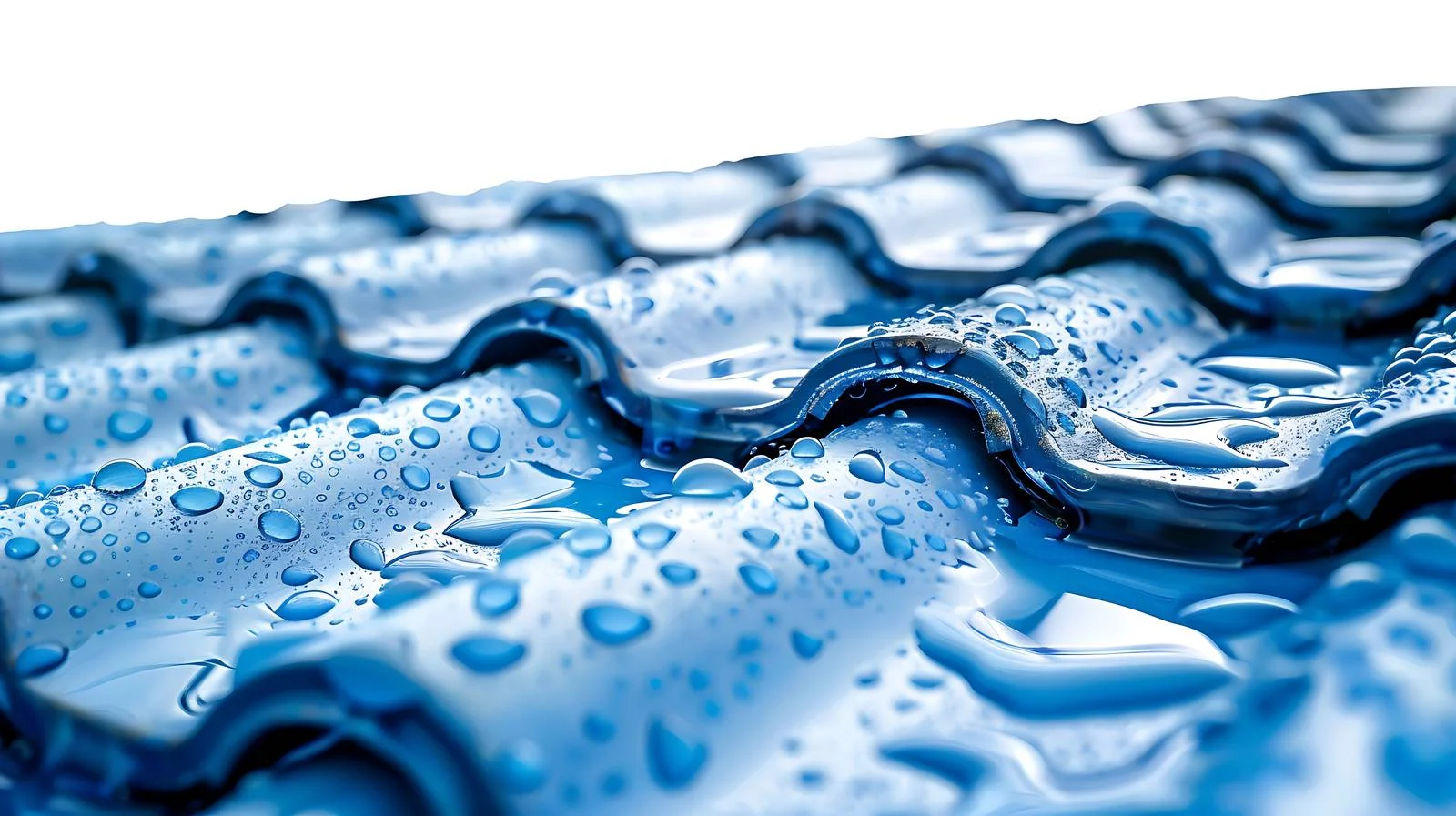 Metallic Roof Tiles with Water Drops — free download from Dotvec
