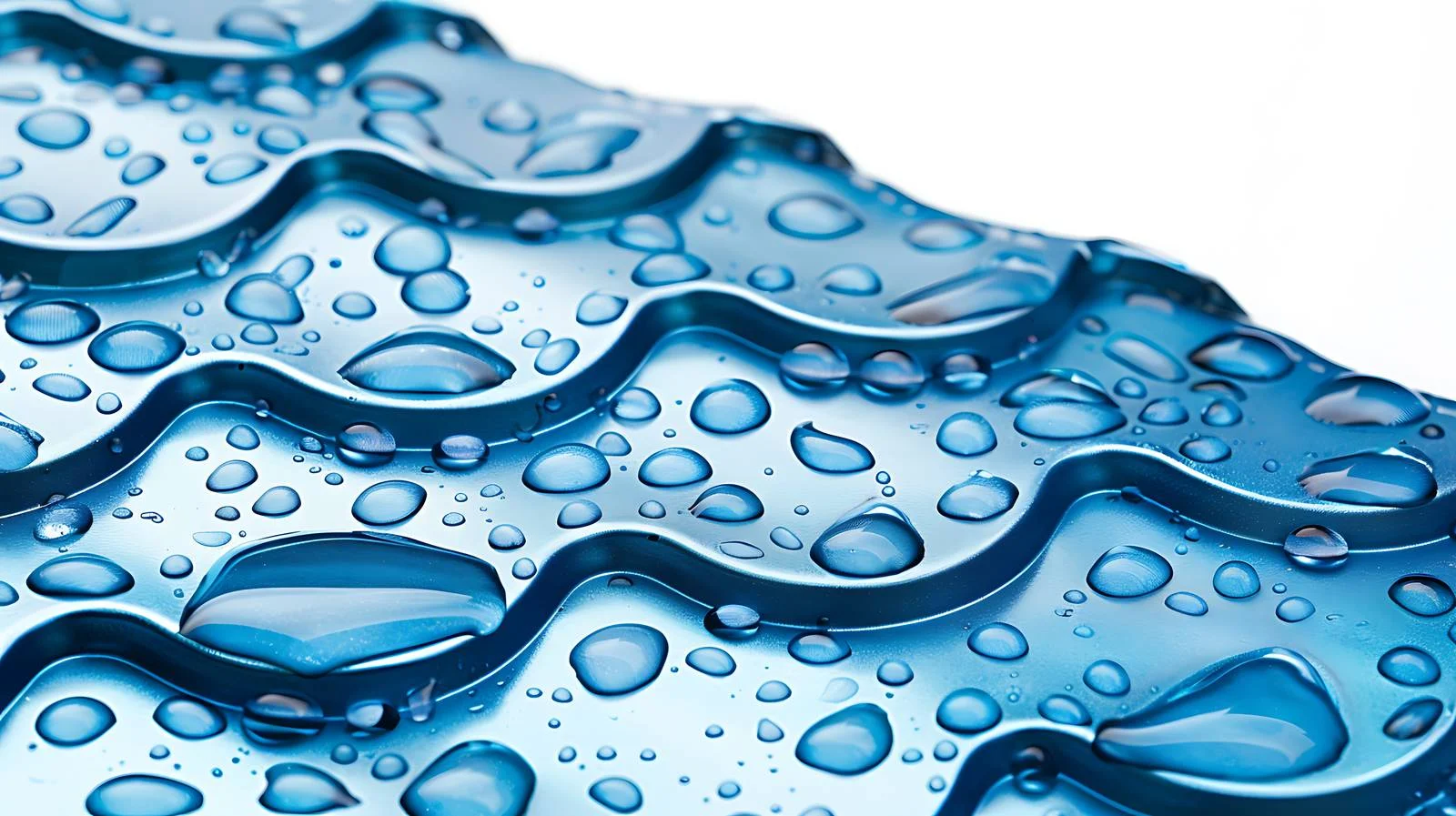 Elegant Metallic Roof Tiles with Water Drops — free download from Dotvec