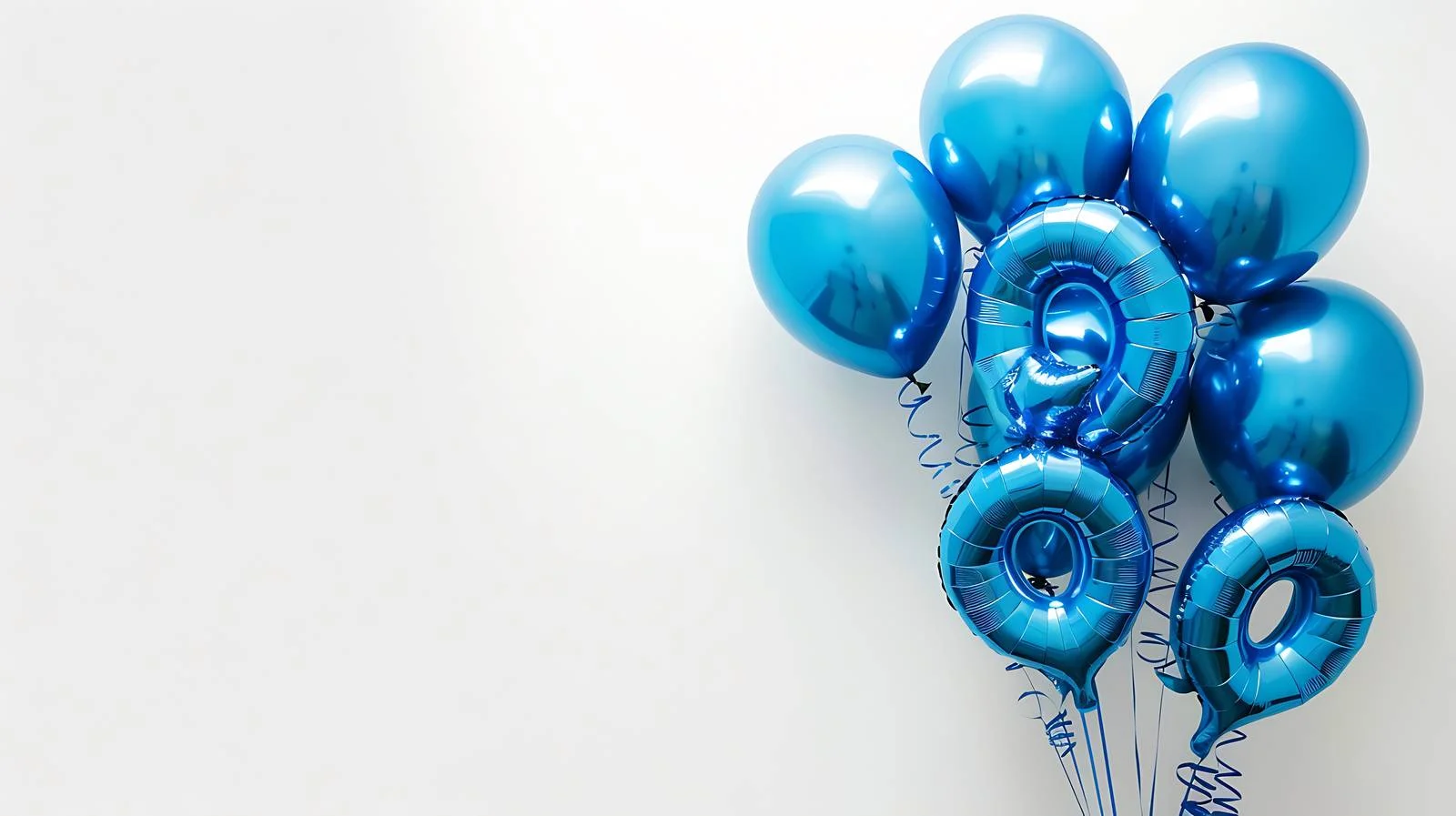 Blue Number 30 Celebration Foil Balloons — free download from Dotvec