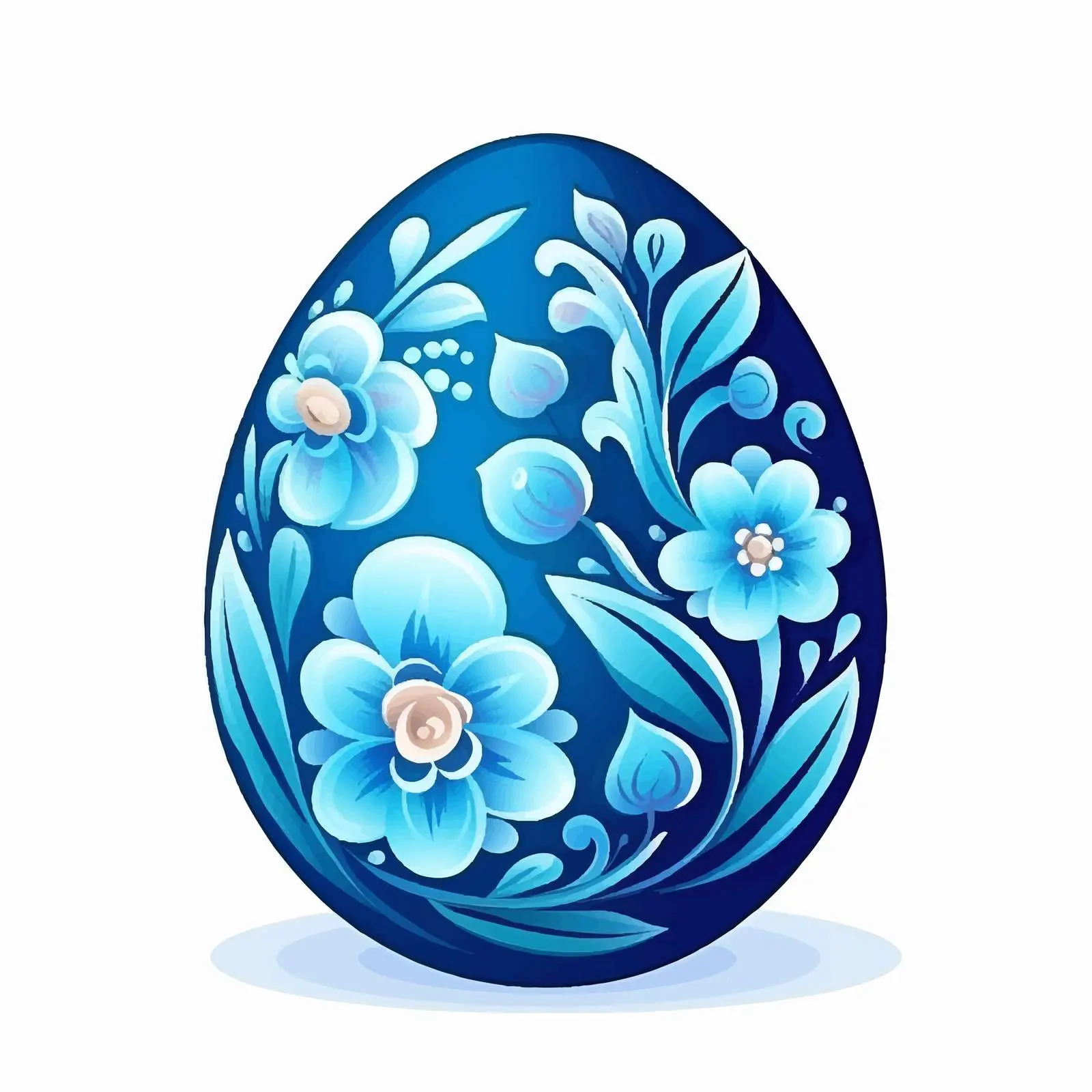 Blue Spring Egg Cartoon Vector Illustration — free download from Dotvec