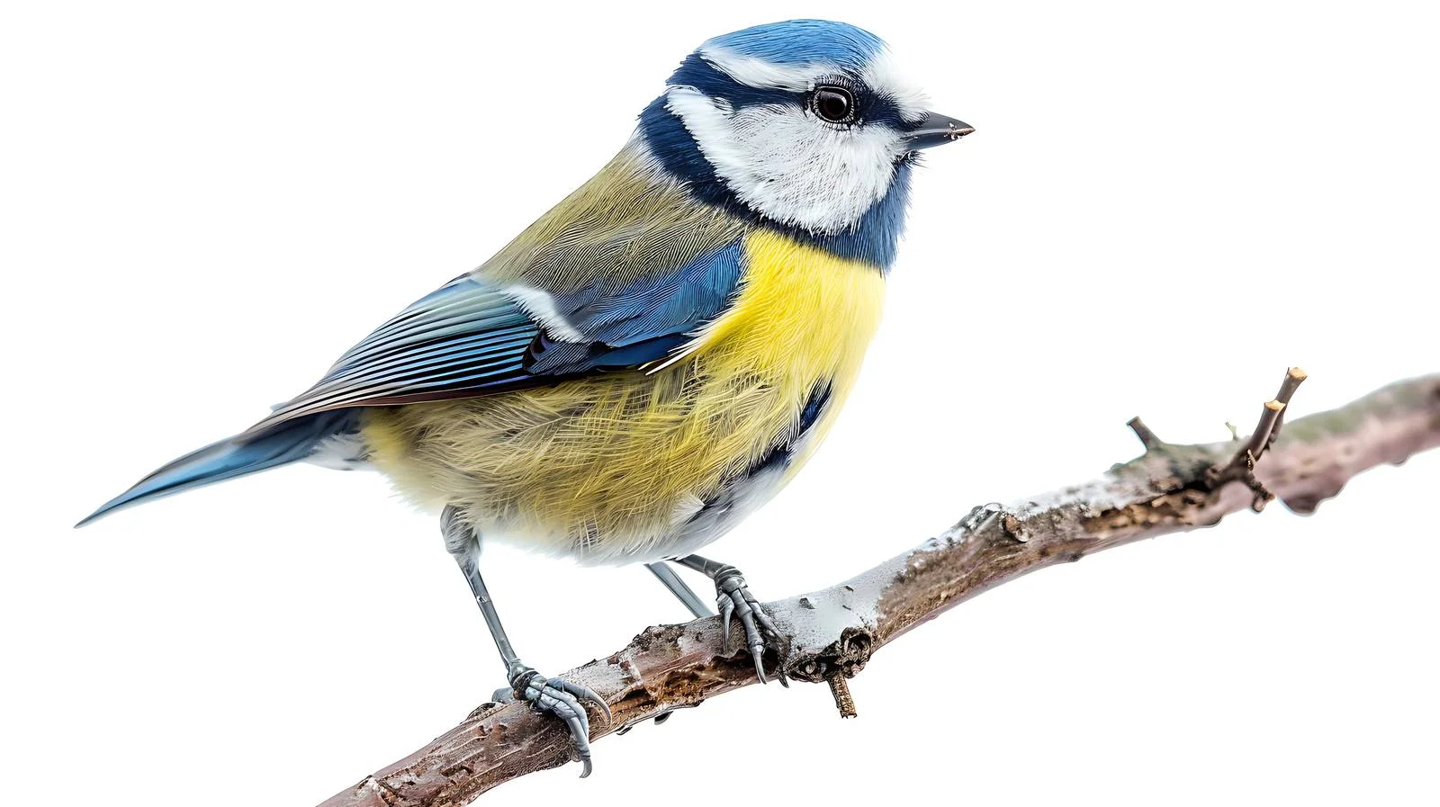 Elegant Blue Tit Perched on Branch — free download from Dotvec