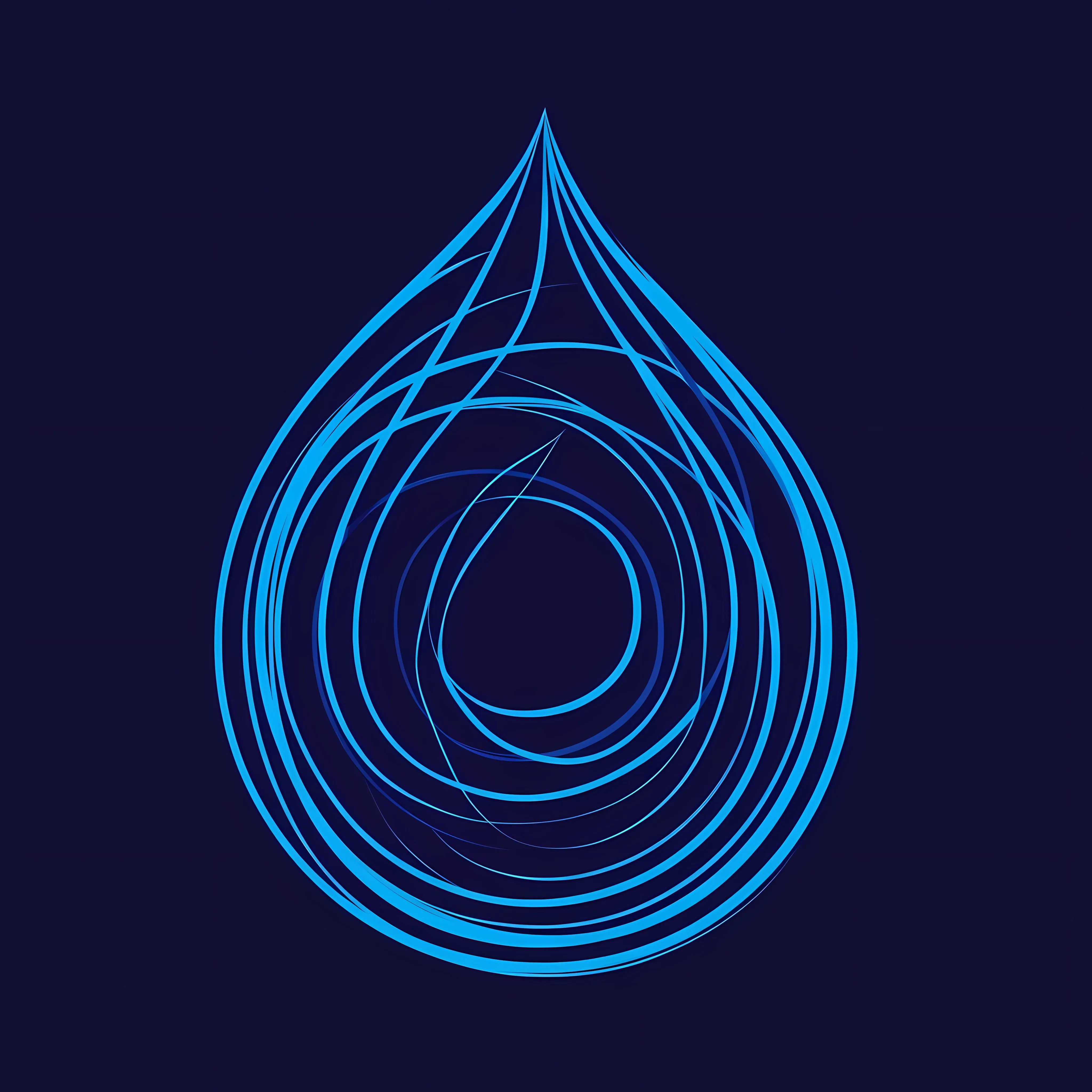 Blue Water Drop Logo Template Vector Illustration — free download from Dotvec