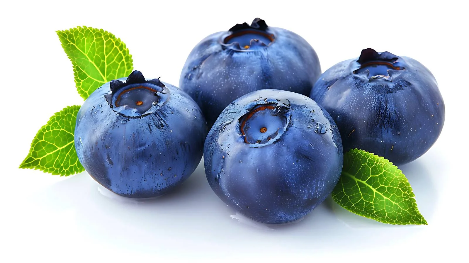 Detailed Blueberries Close-Up with Juicy Background — free download from Dotvec