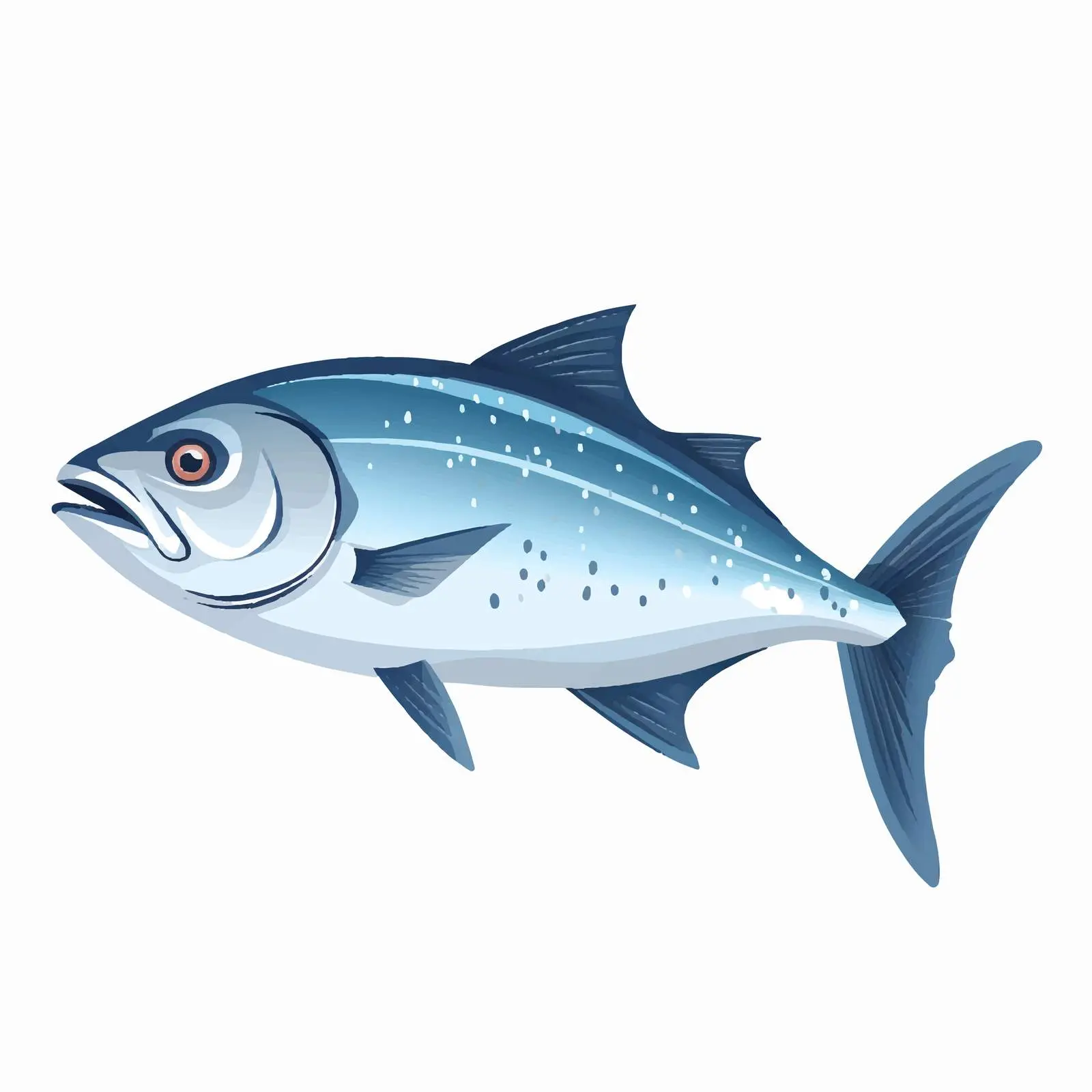 Bluefish Vector Illustration on White Background — free download from Dotvec