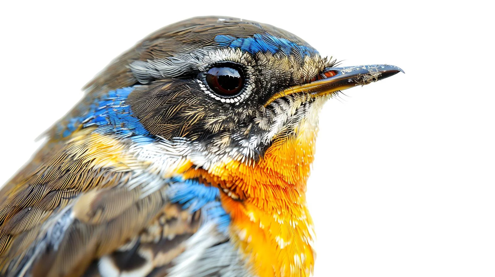 Close-up of Bluethroat Bird Isolated — free download from Dotvec