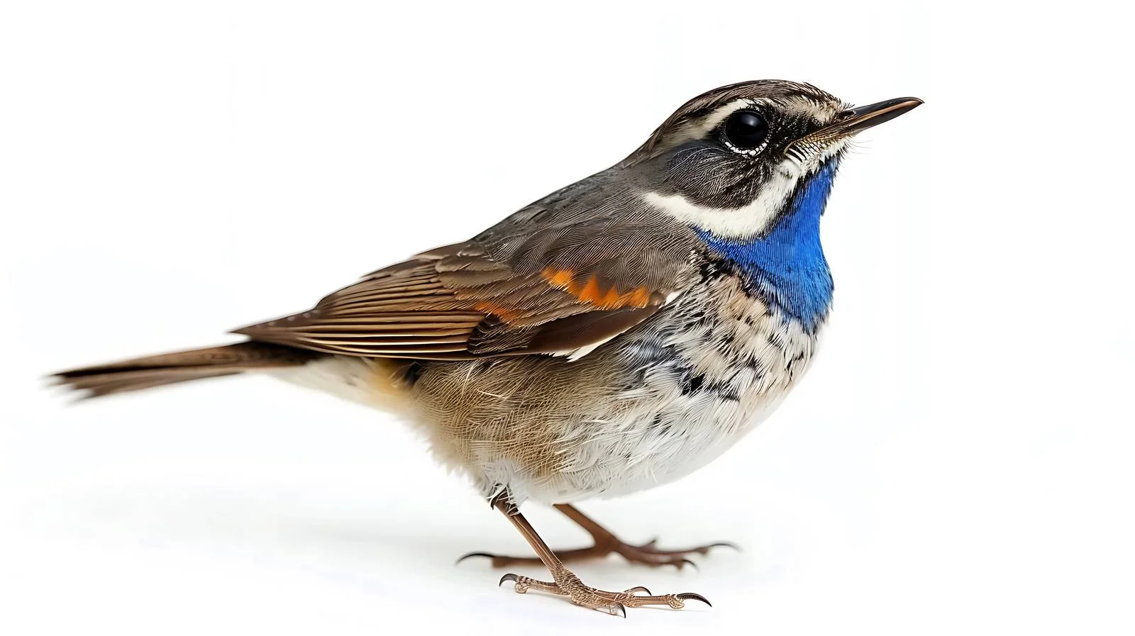 Close-up of Isolated Bluethroat Bird — free download from Dotvec