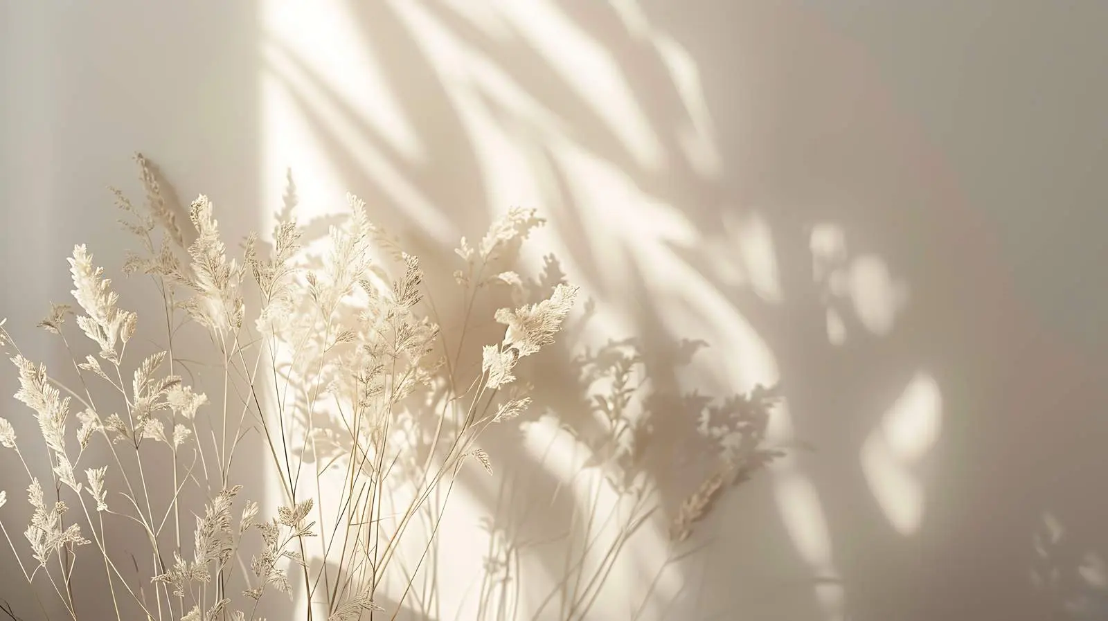Soft Sunlight Shadows on Grass Bouquet — free download from Dotvec