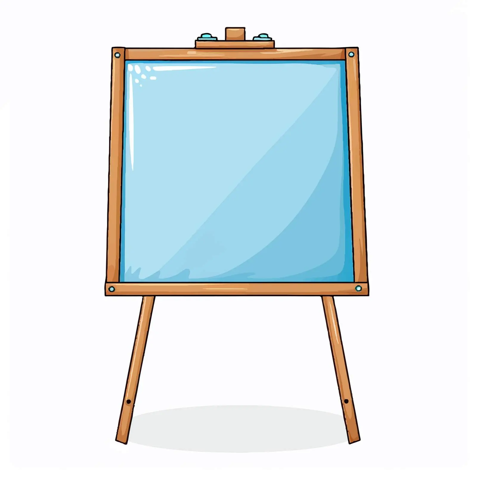 Blue Framed Board Template Illustration Vector – free vectored image image from Dotvec