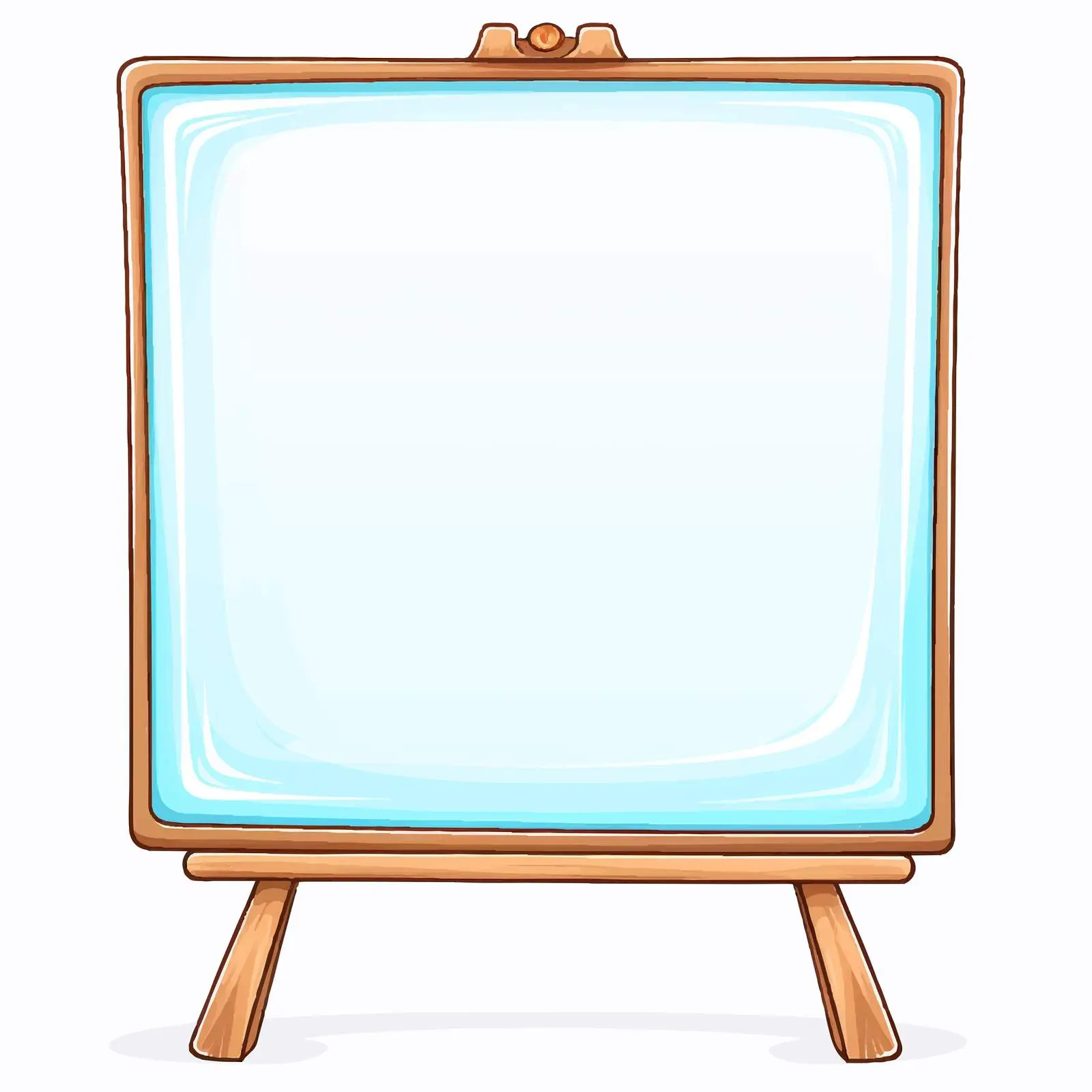 Blue Framed Board Template Illustration Vector — free download from Dotvec