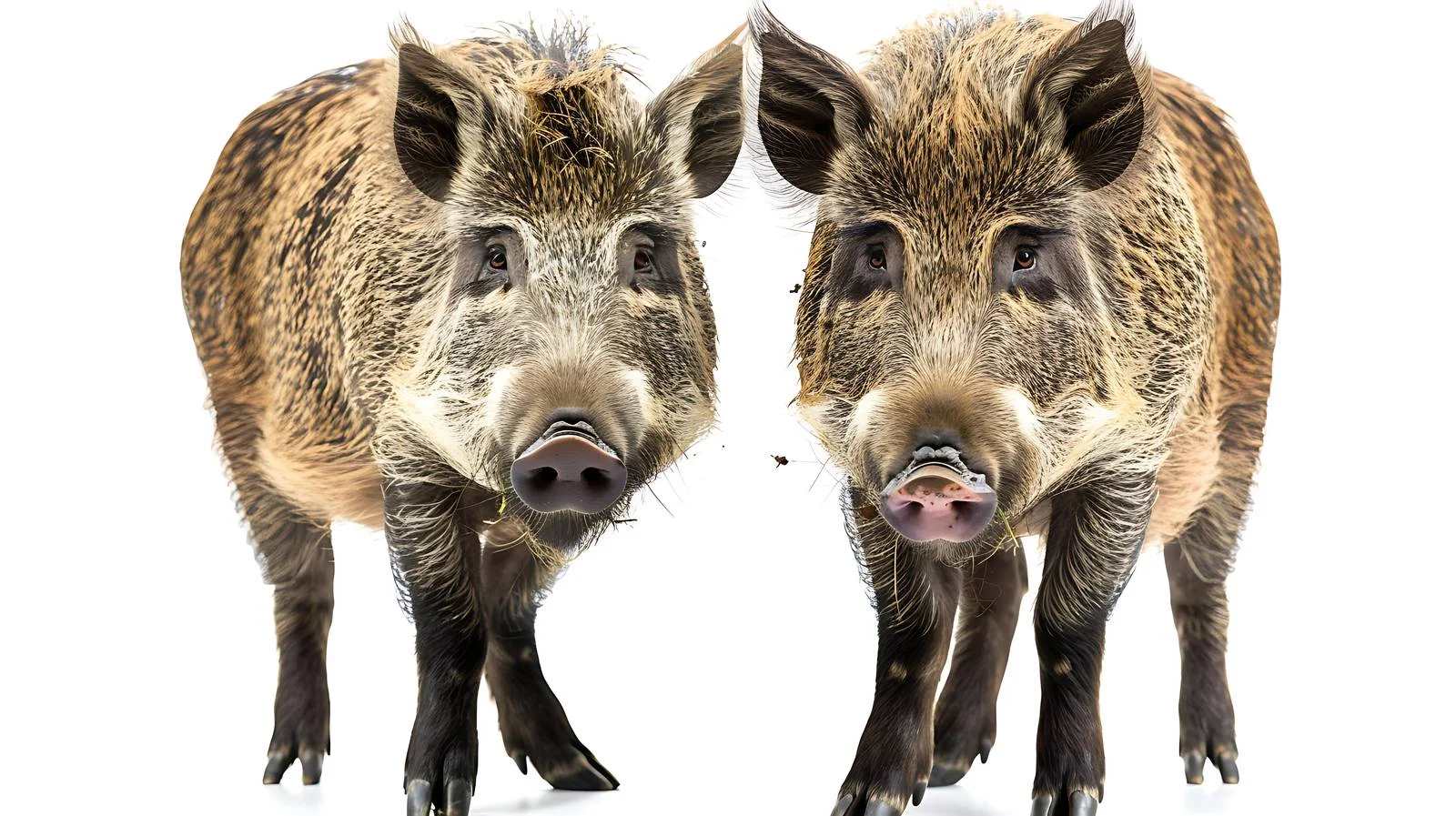 Boars Set on White Background — free download from Dotvec