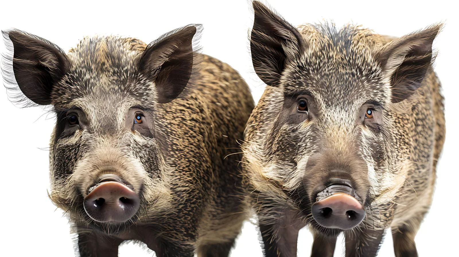 Majestic Boars on White Background — free download from Dotvec
