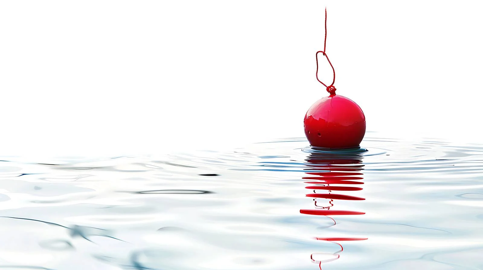 Tranquil Bobber Floating on Calm Water — free download from Dotvec