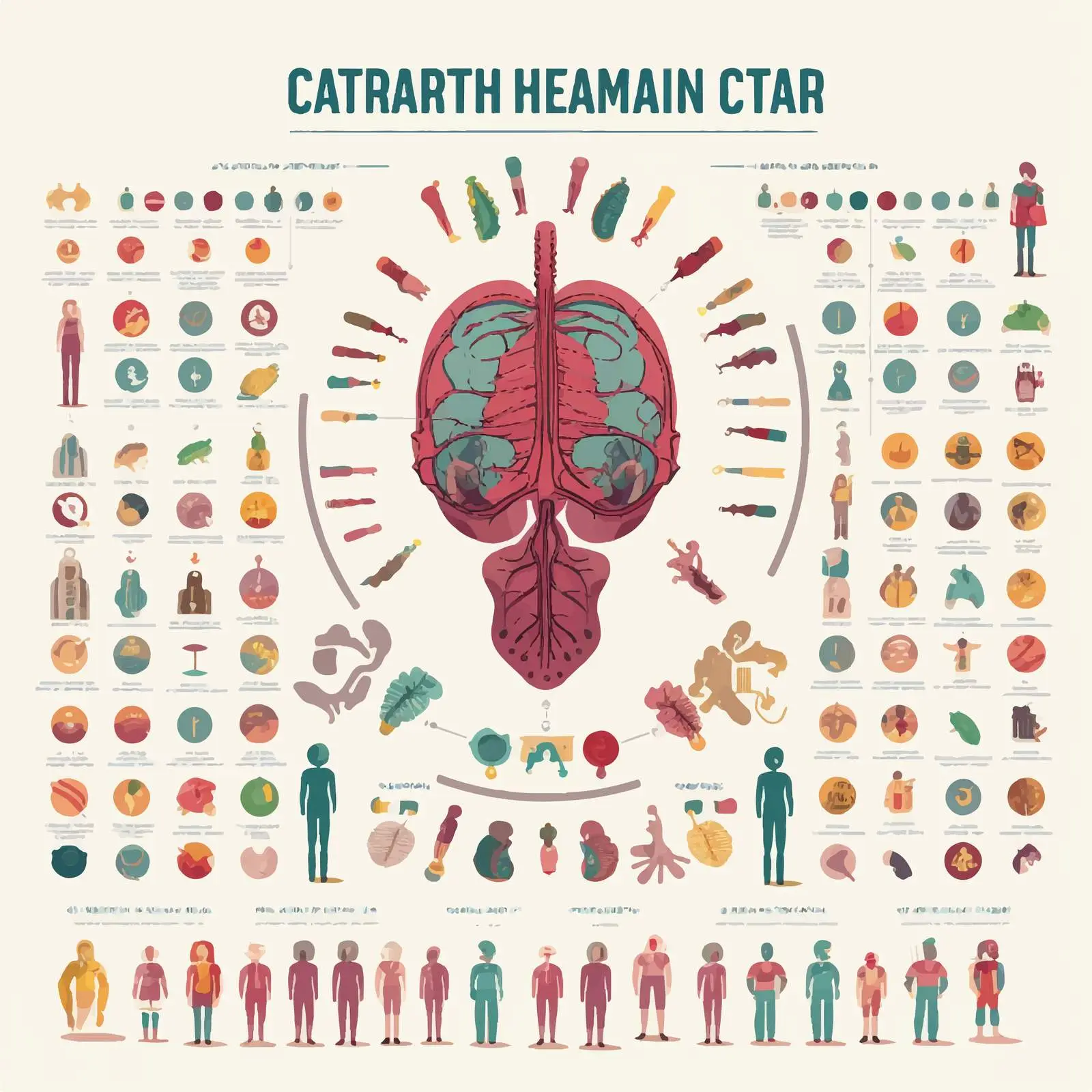 Human Internal Organs Anatomy Infographic — free download from Dotvec