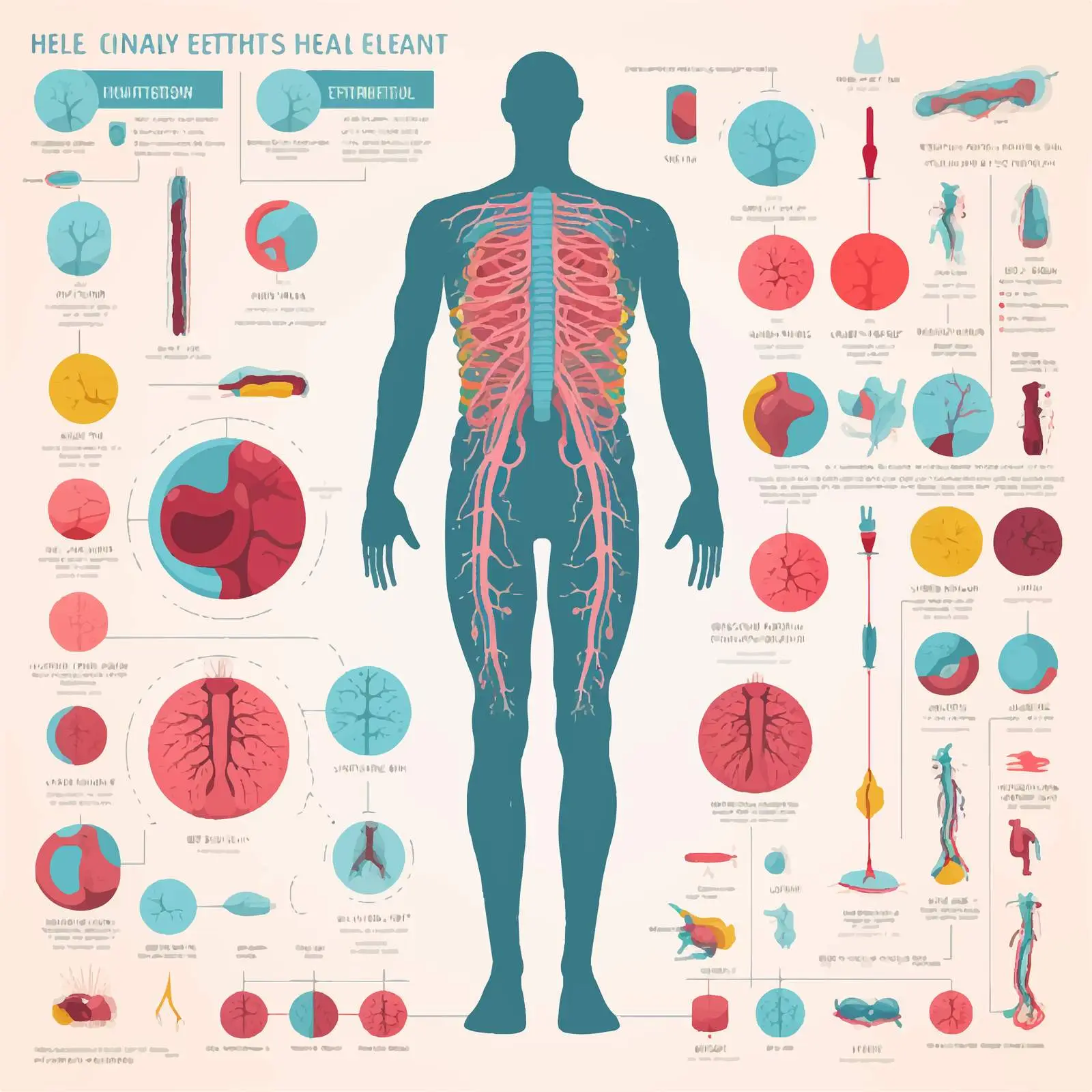 Human Internal Organs Anatomy Infographic — free download from Dotvec