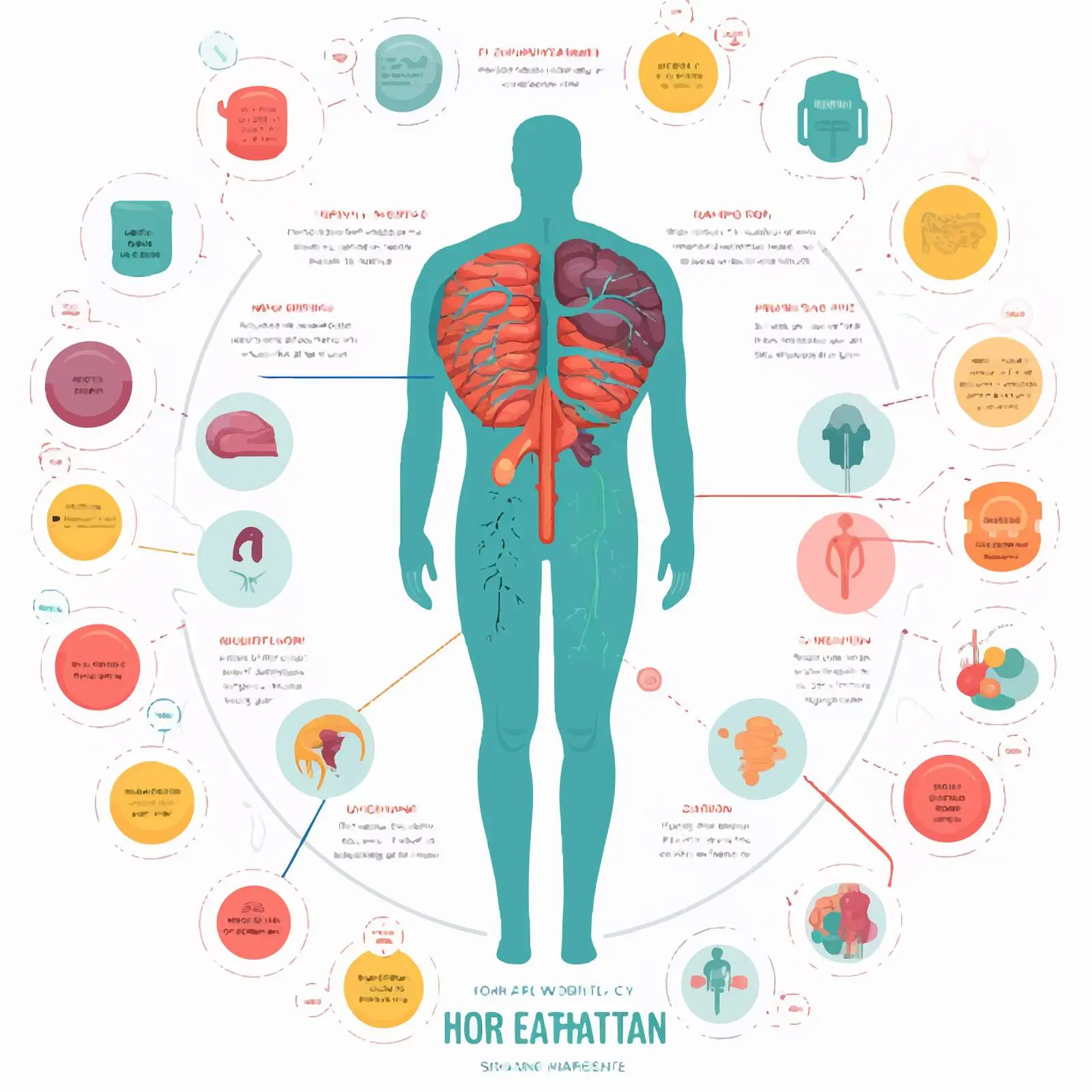 Human Anatomy Internal Organs Infographic — free download from Dotvec
