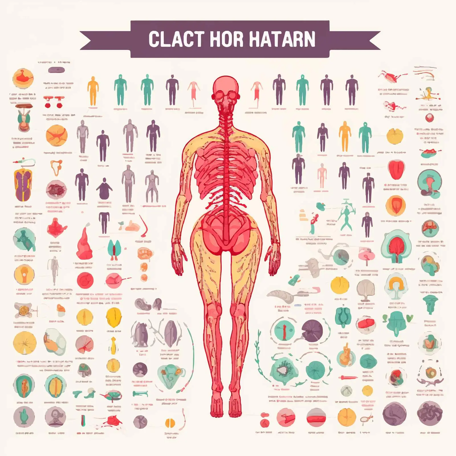 Human Internal Organs Anatomy Infographic — free download from Dotvec