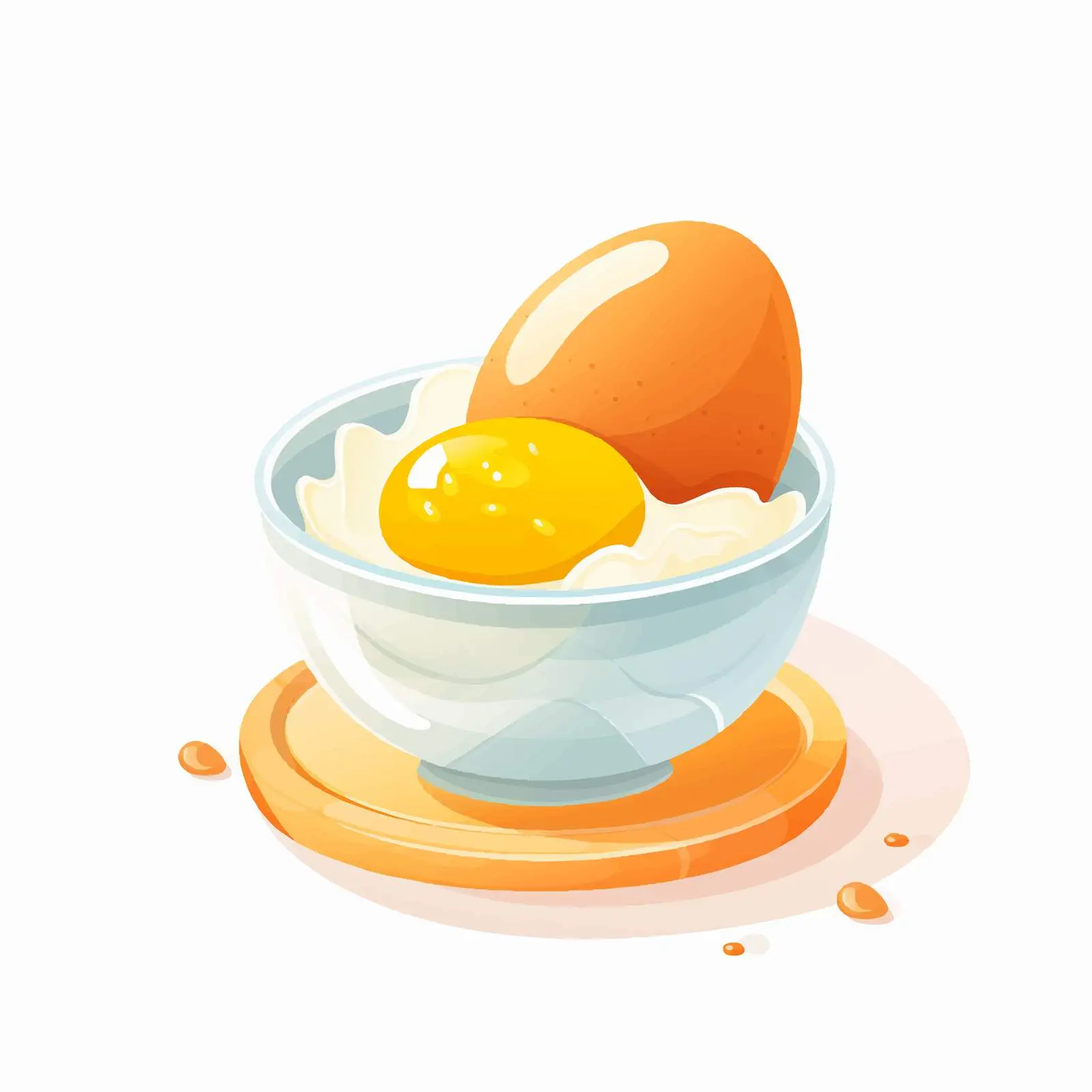 Boiled Chicken Egg in Egg Cup Holder — free download from Dotvec