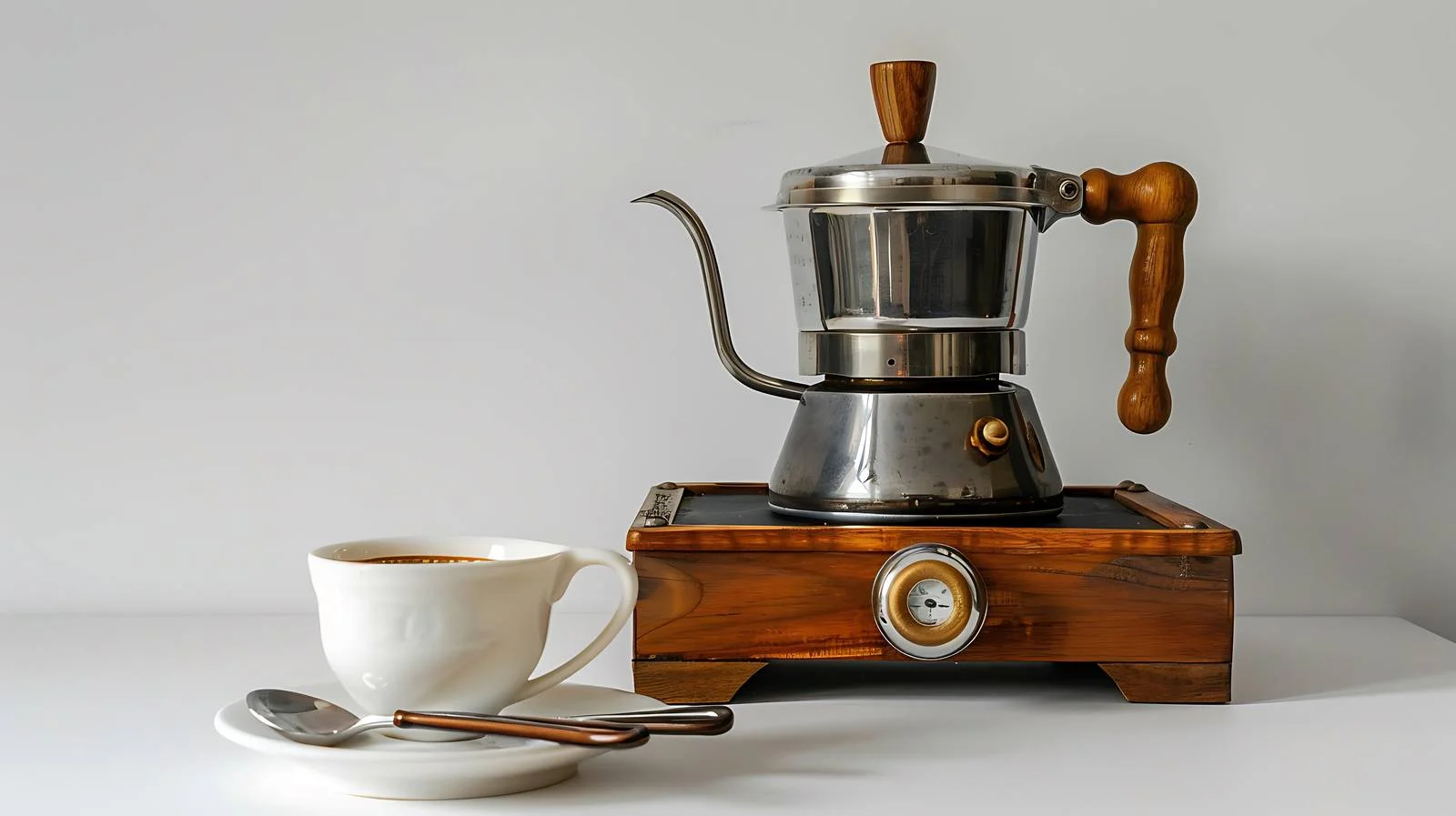 Coffee Boiler on Table — free download from Dotvec