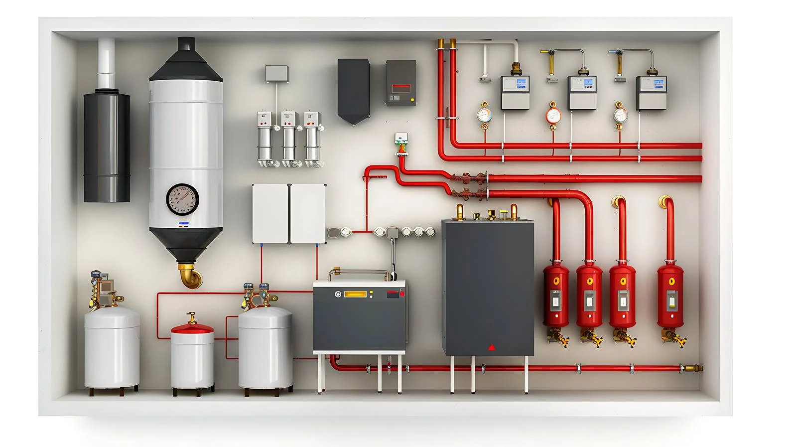 Boiler Room Heating System Equipment — free download from Dotvec