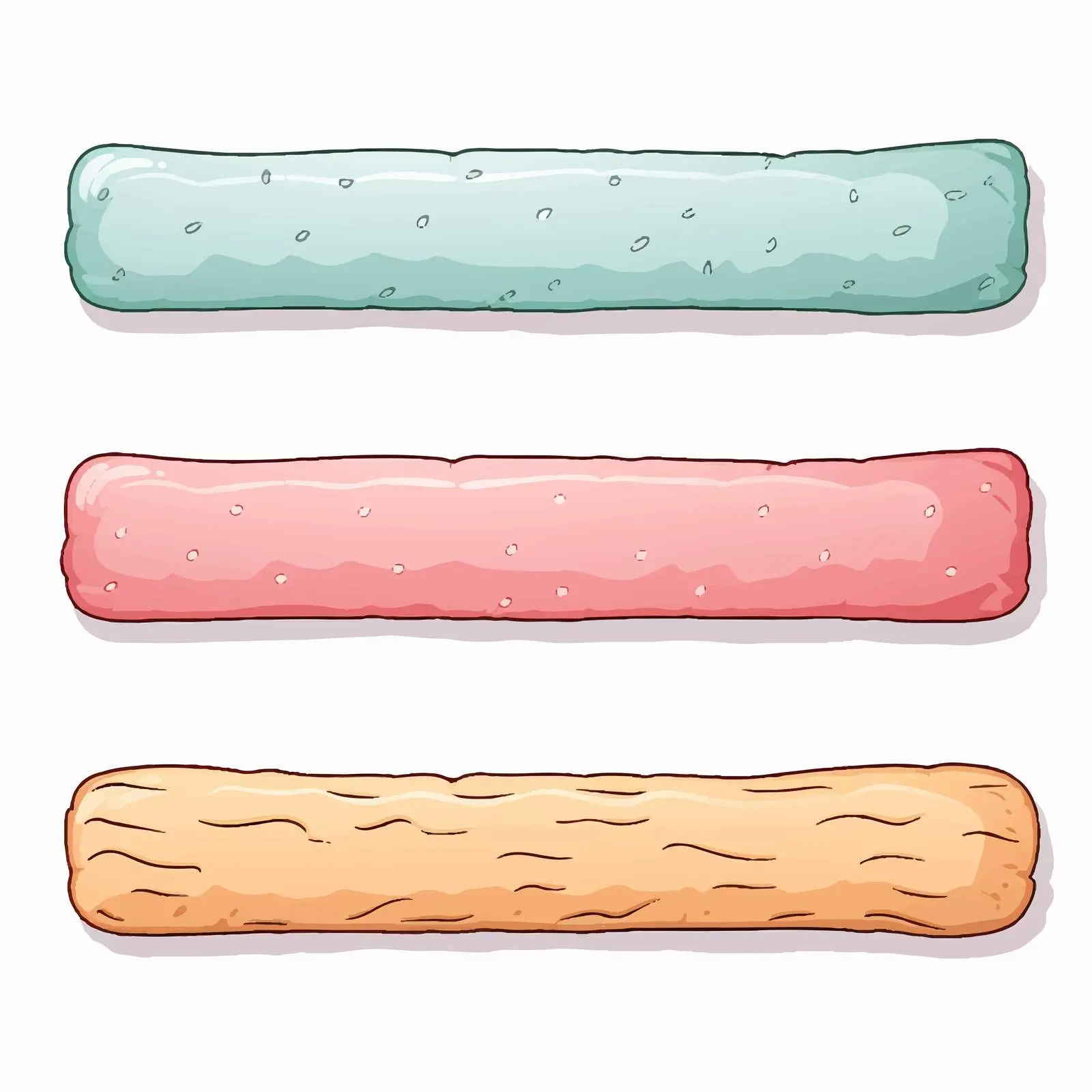 Line Vector Illustration of Bolster Pillow — free download from Dotvec