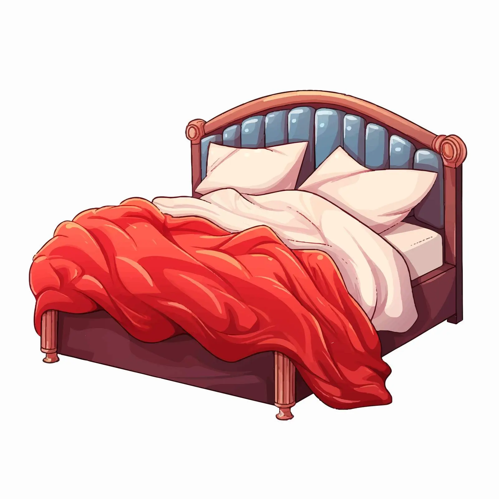 Cartoon Vector Illustration of a Bolster — free download from Dotvec