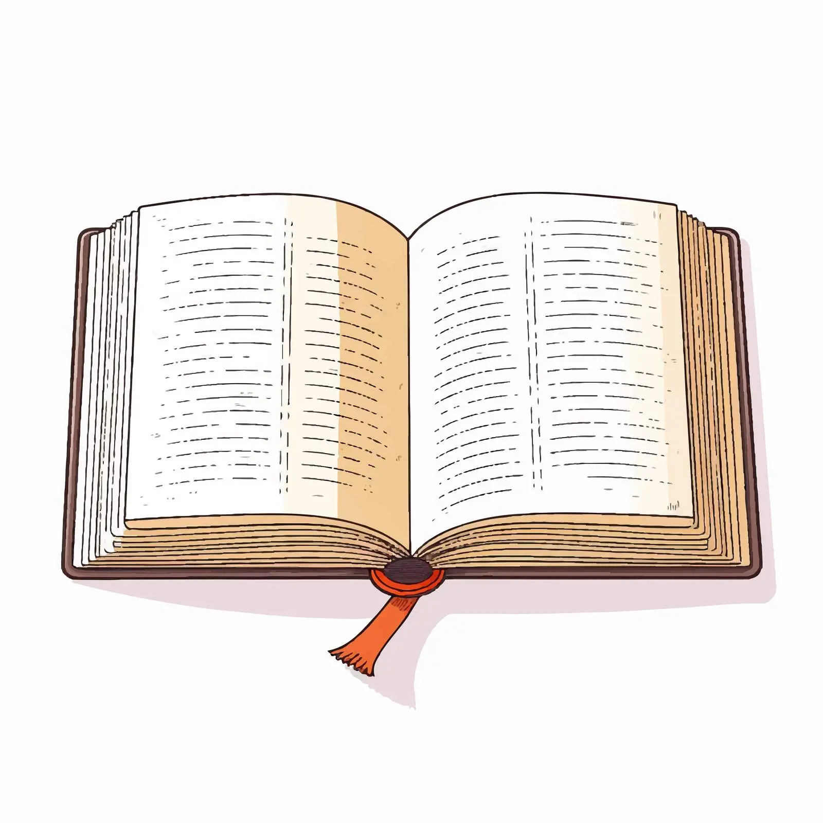 Isolated Book Line Vector Illustration — free download from Dotvec