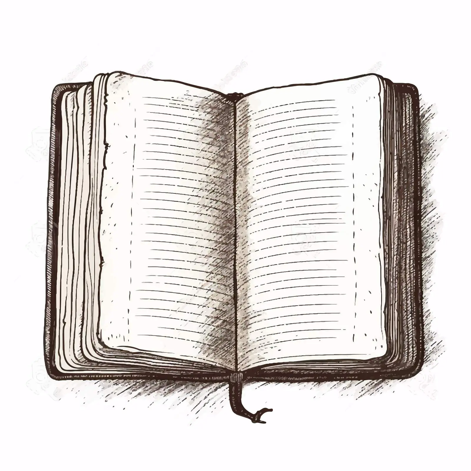 Isolated Book Sketch Vector Illustration — free download from Dotvec