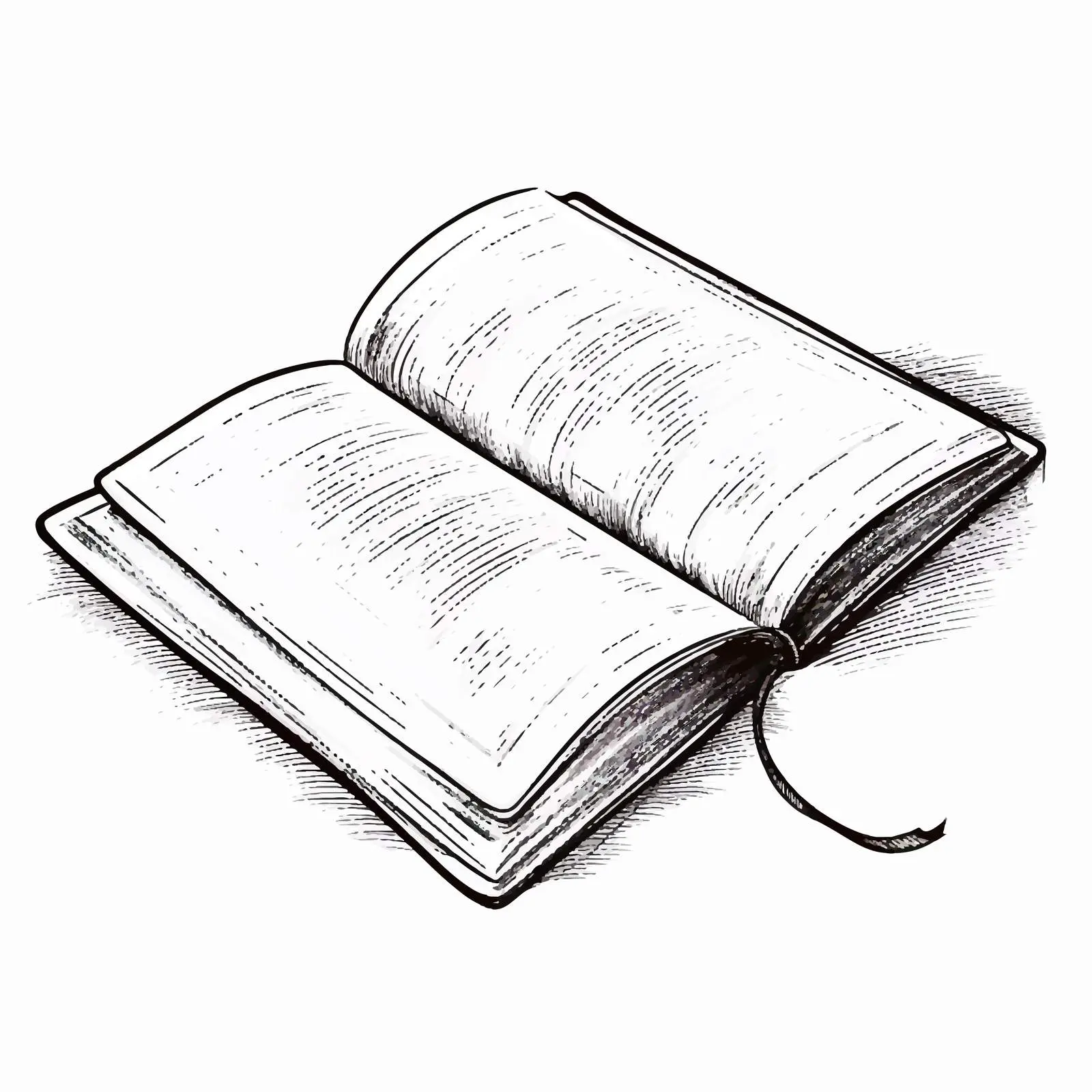 Isolated Vector Book Sketch Illustration — free download from Dotvec