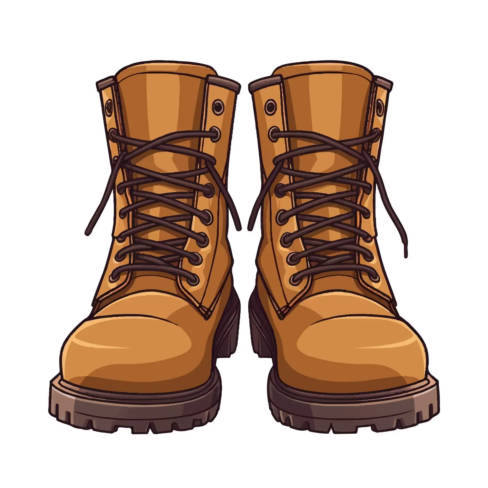 Top View Boot Vector Illustration on White Background — free download from Dotvec