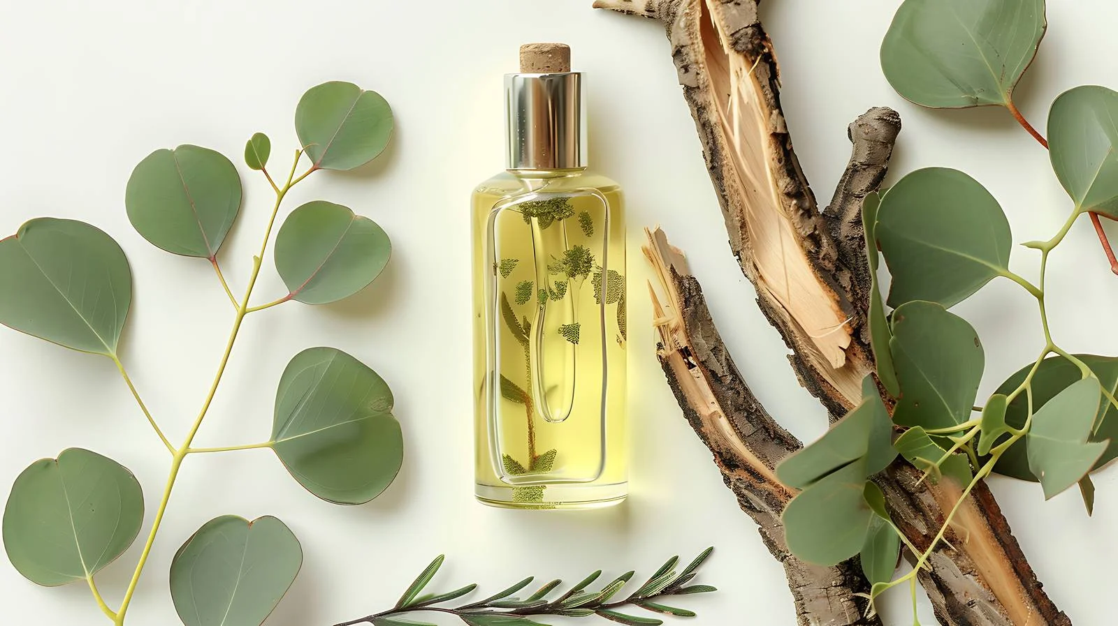 Eucalyptus Oil and Branches Showcase — free download from Dotvec