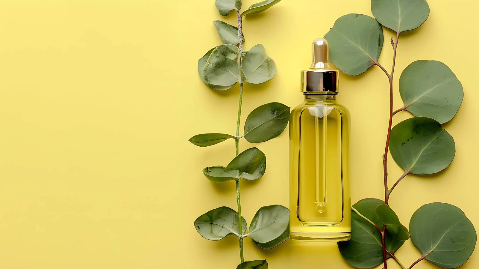 Eucalyptus Cosmetic Oil Bottle — free download from Dotvec