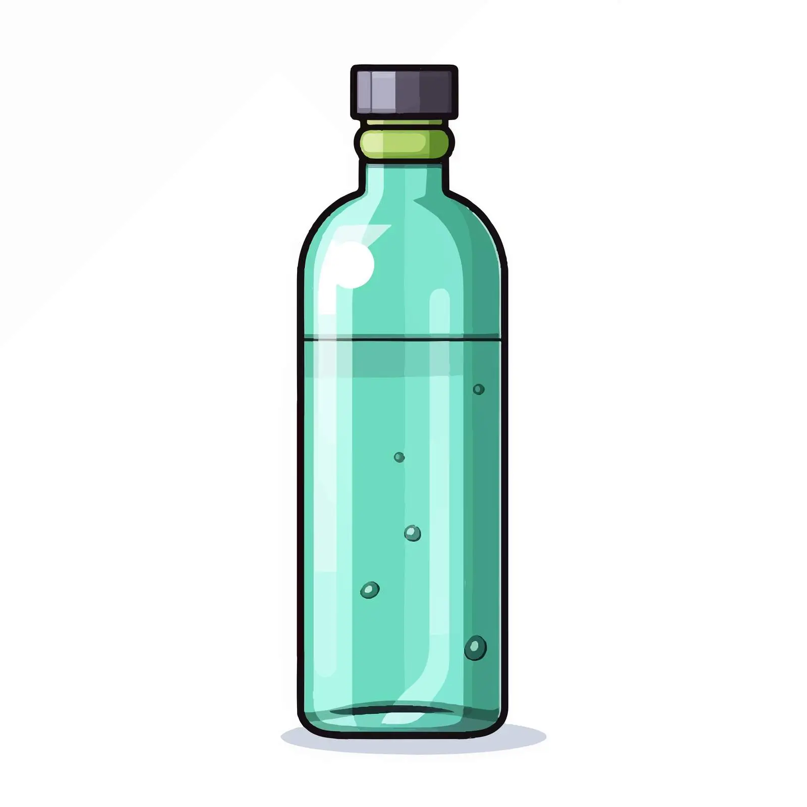 Isolated Bottle Vector Illustration on White Background — free download from Dotvec