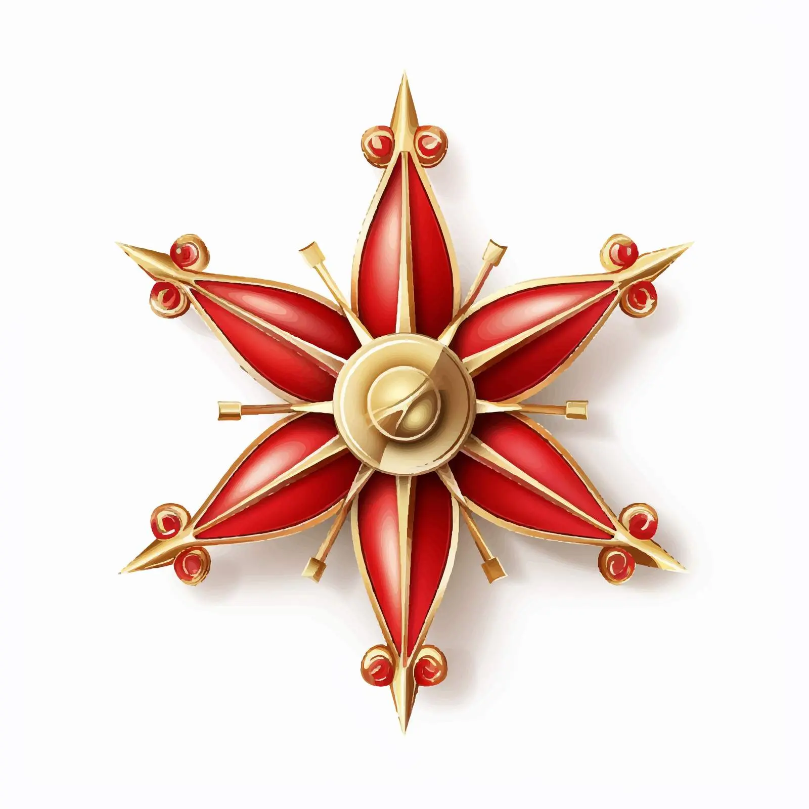 Bow Compass Vector Illustration on White Background – free mathematics image from Dotvec