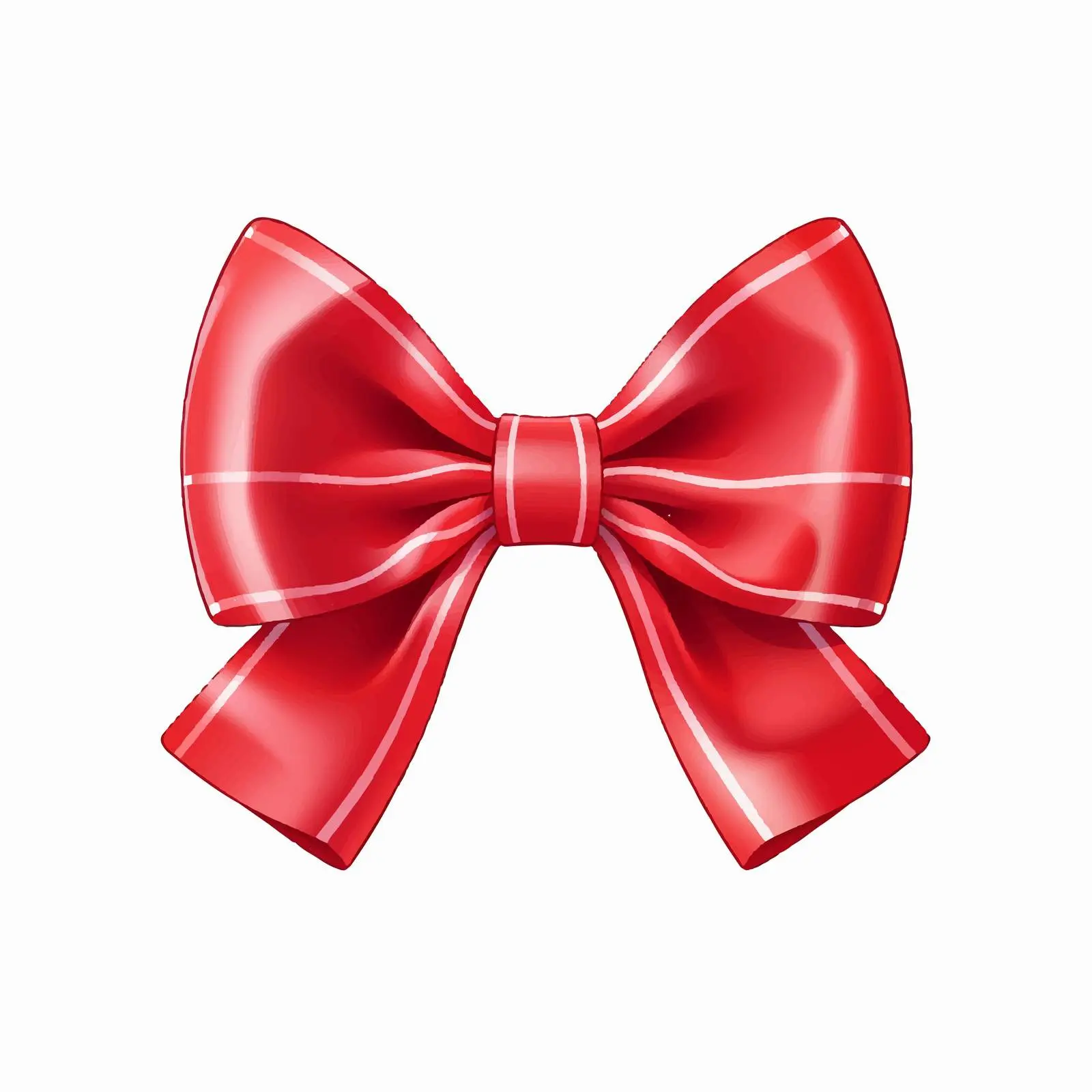 Christmas Bow Ribbon Decorative Icon Vector — free download from Dotvec