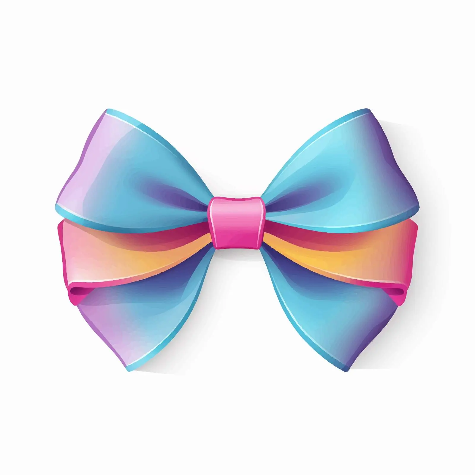 Top View Bow Vector Illustration on White Background — free download from Dotvec
