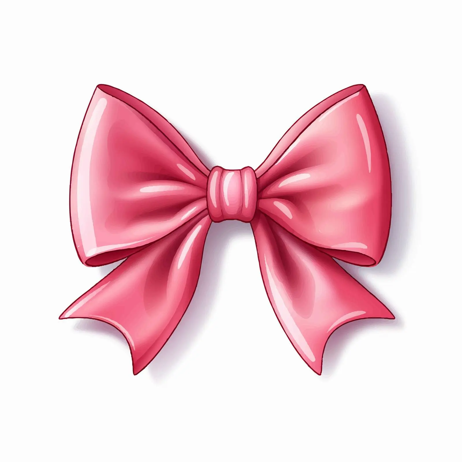Top View Bow Vector Illustration on White Background — free download from Dotvec