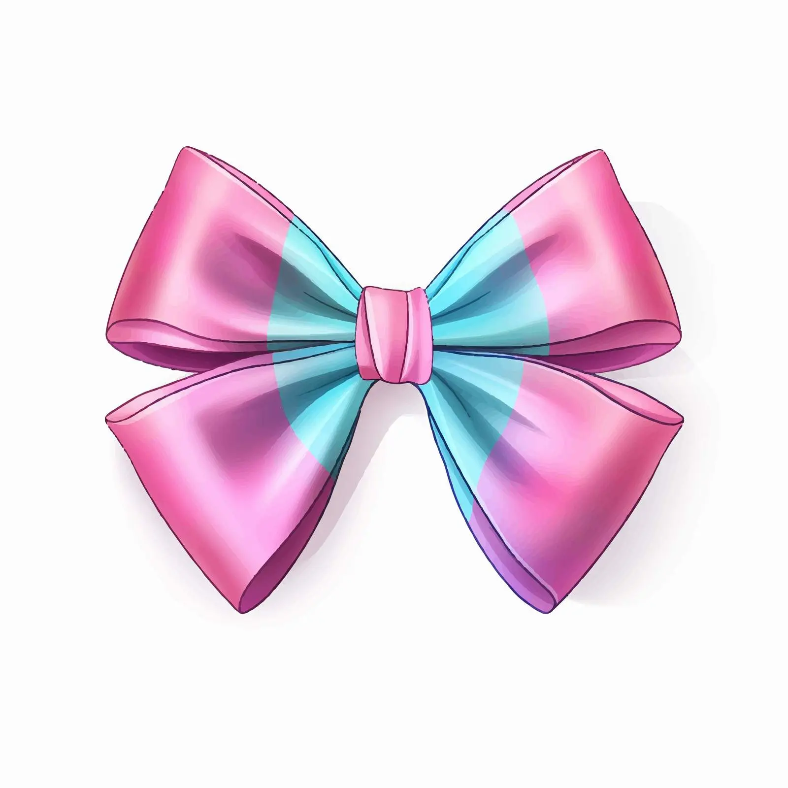 Top View Bow Vector Illustration on White Background — free download from Dotvec