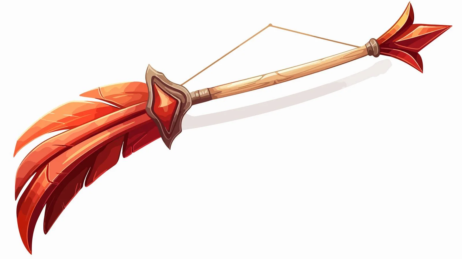 Cartoon Bow and Arrow Illustration — free download from Dotvec